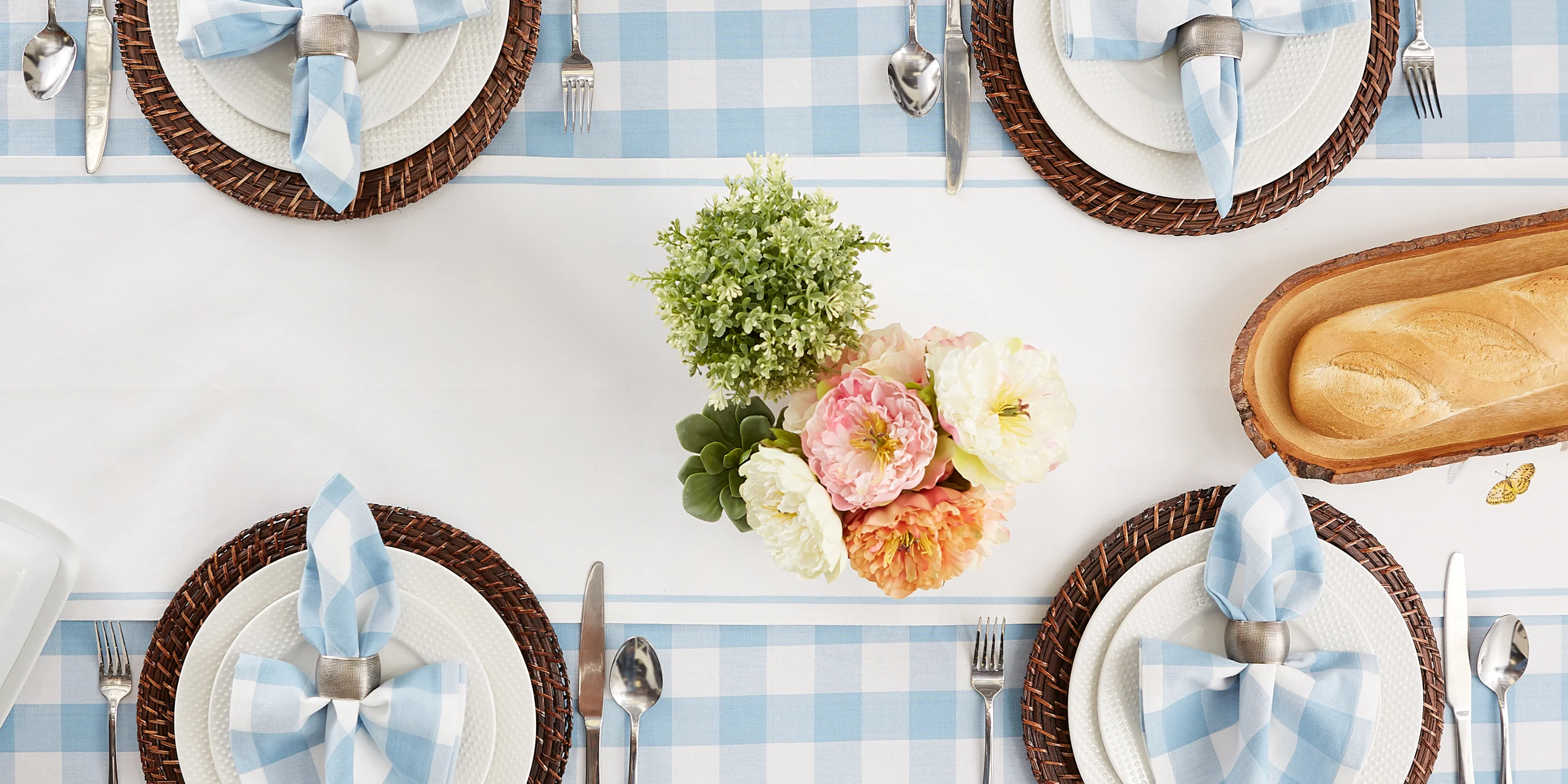 Garden Bunny Printed Table Runner 14x108 - Image 3
