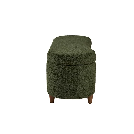 Gardenia Upholstered Flip Top Storage Bench with Solid Wood Legs - Image 6