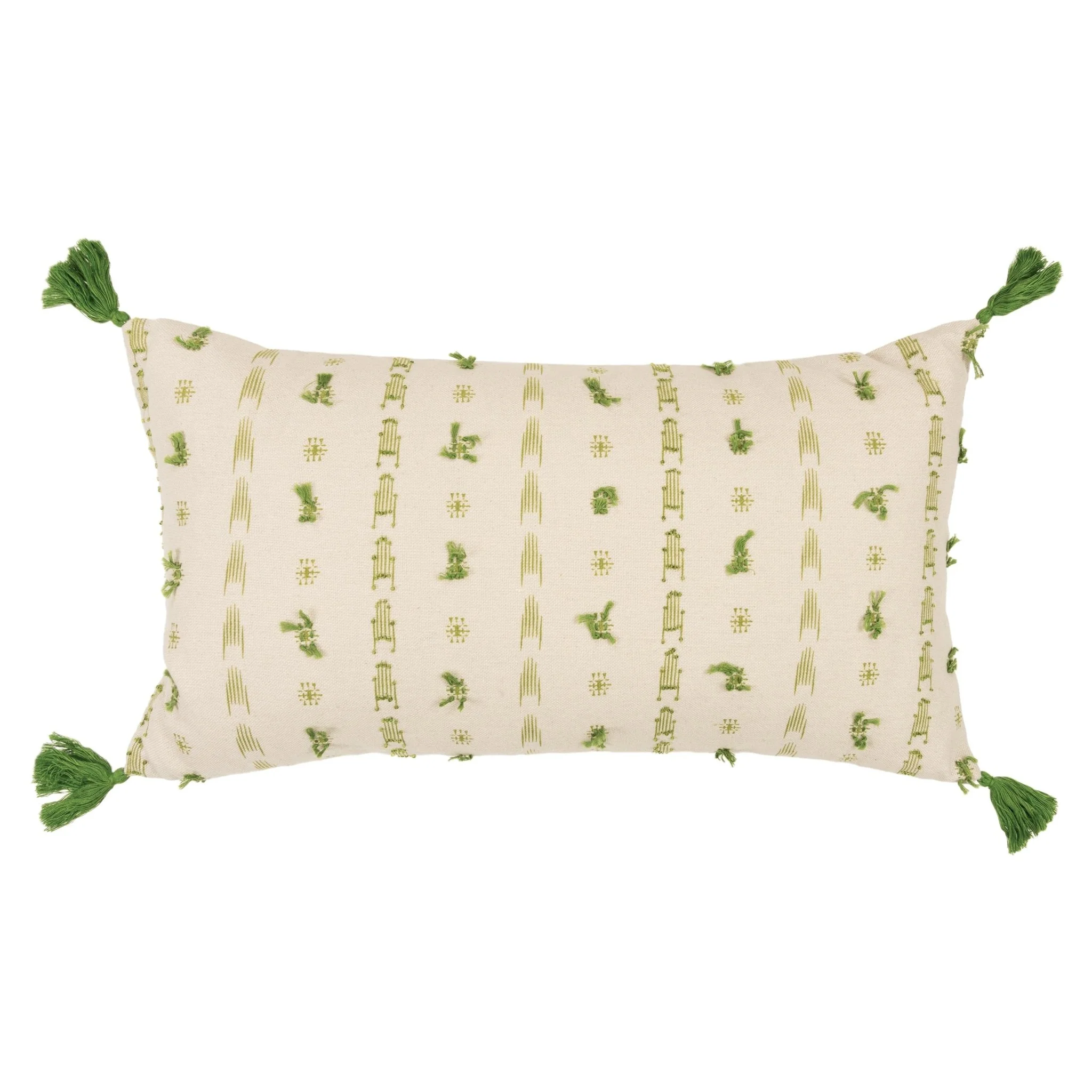 Geometric Print Knife Edge 100% Cotton Poly Filled Decorative Throw Pillow - Image 27