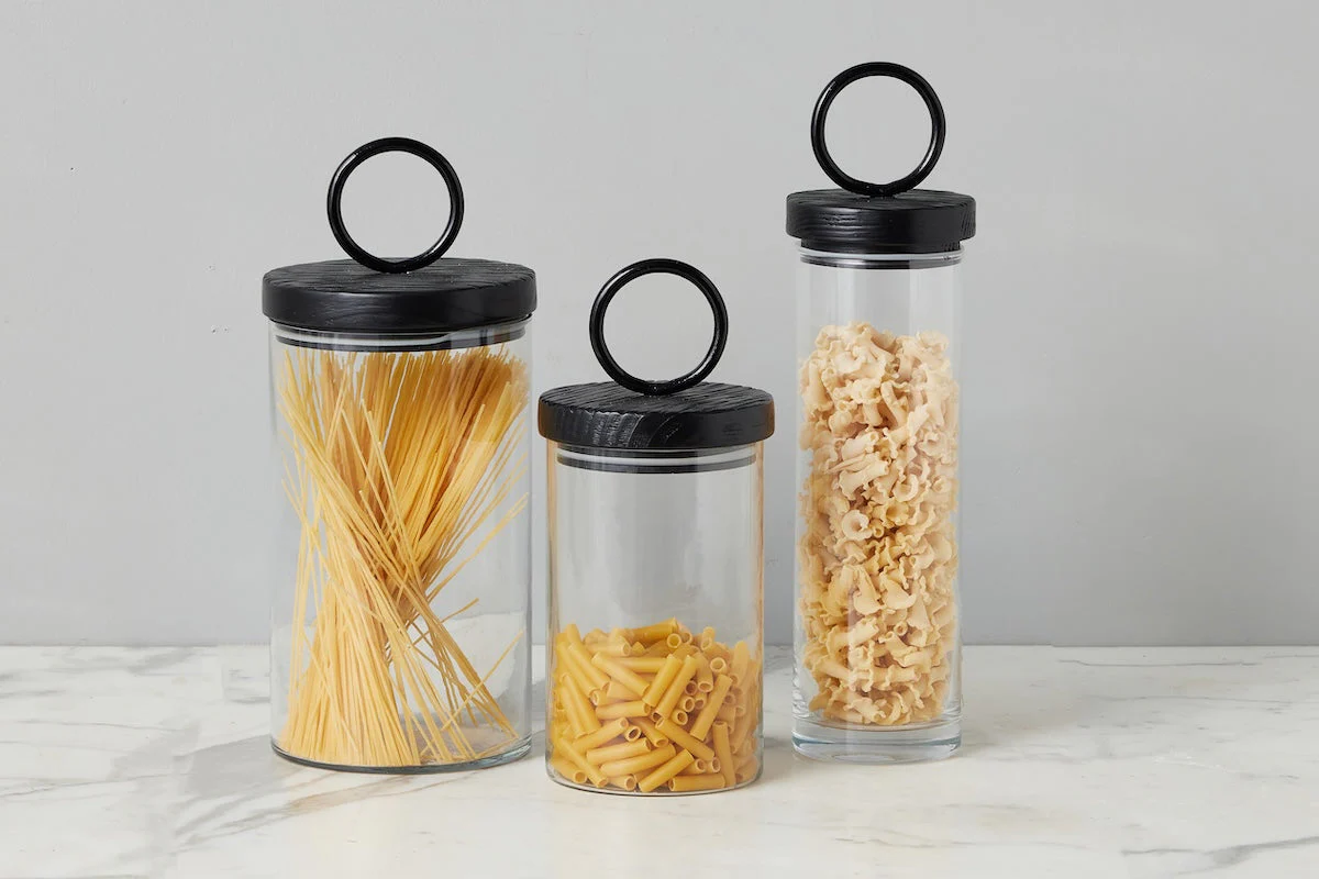 Glass Canister, Set of 3 - Image 2