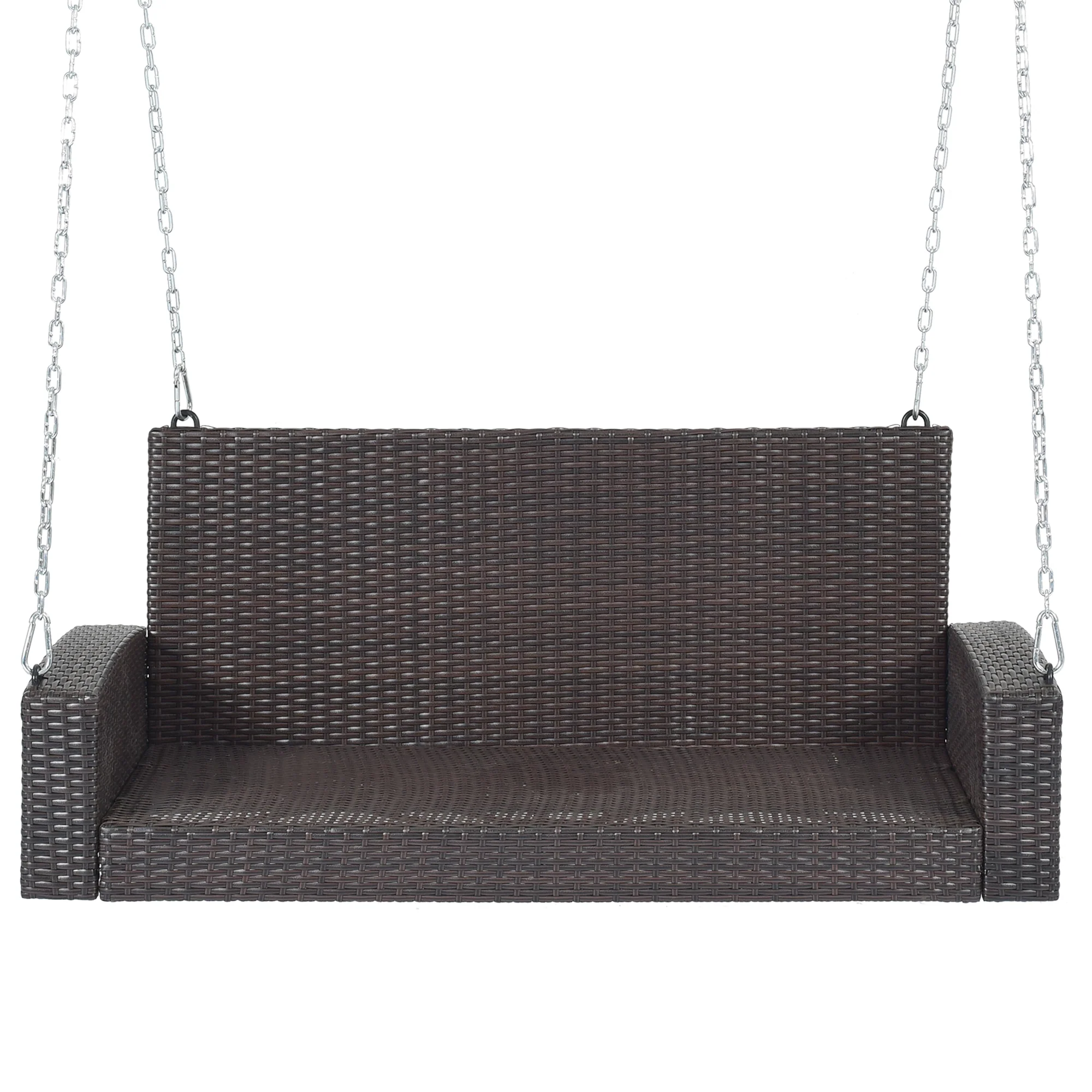 2-Person Wicker Hanging Porch Swing - Image 20