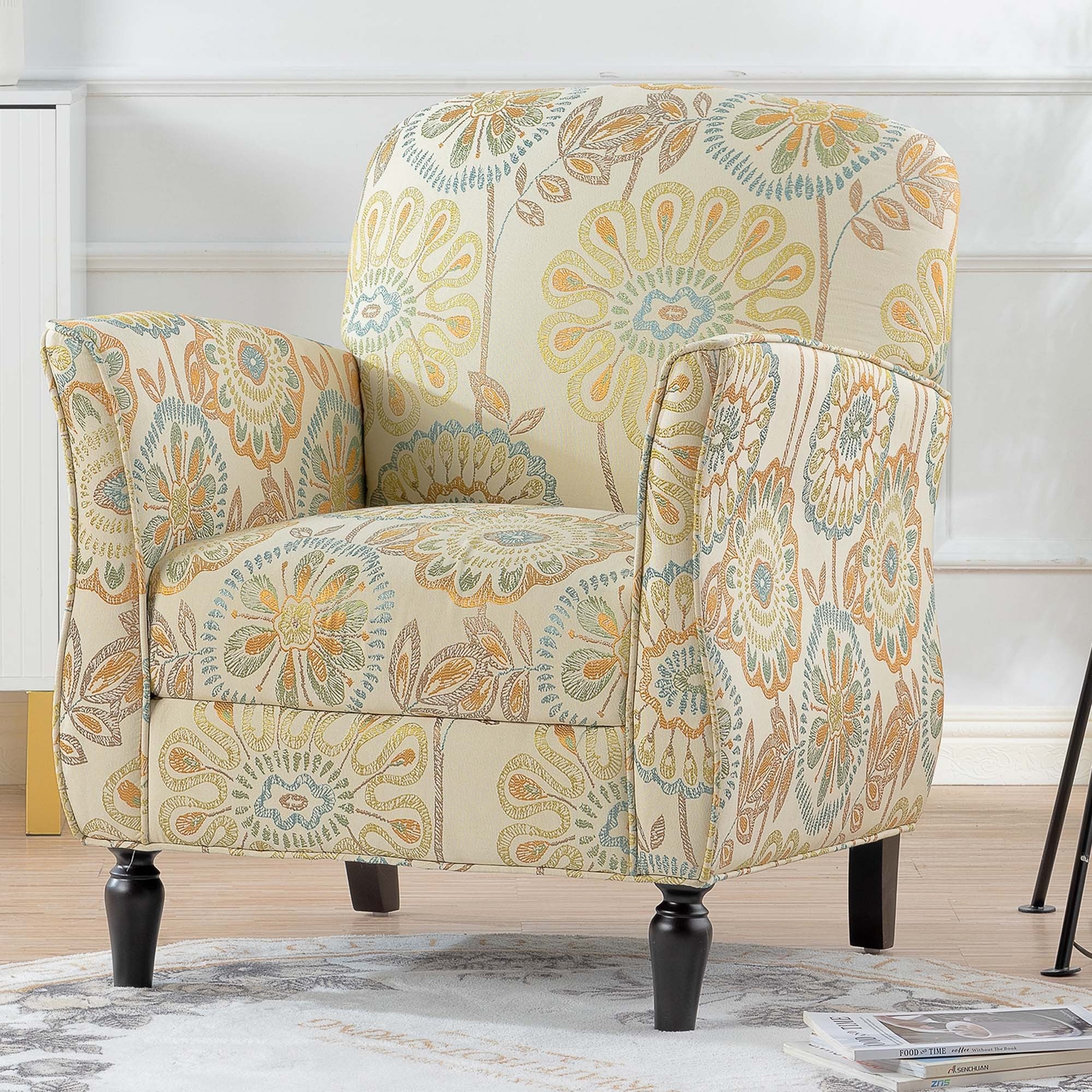 Floral Accent Arm Chair - Image 4