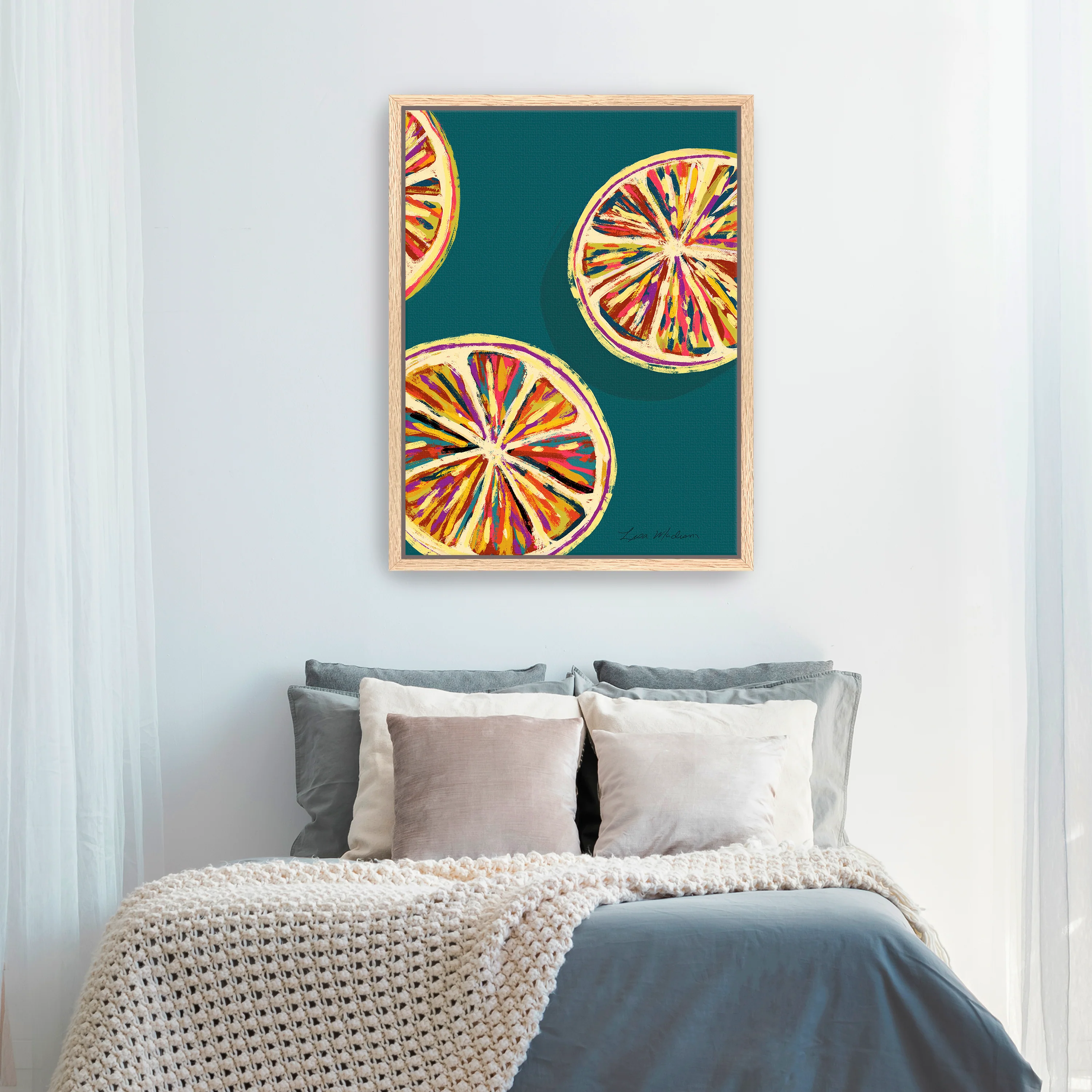 Grapefruit Canvas Giclee - Image 11
