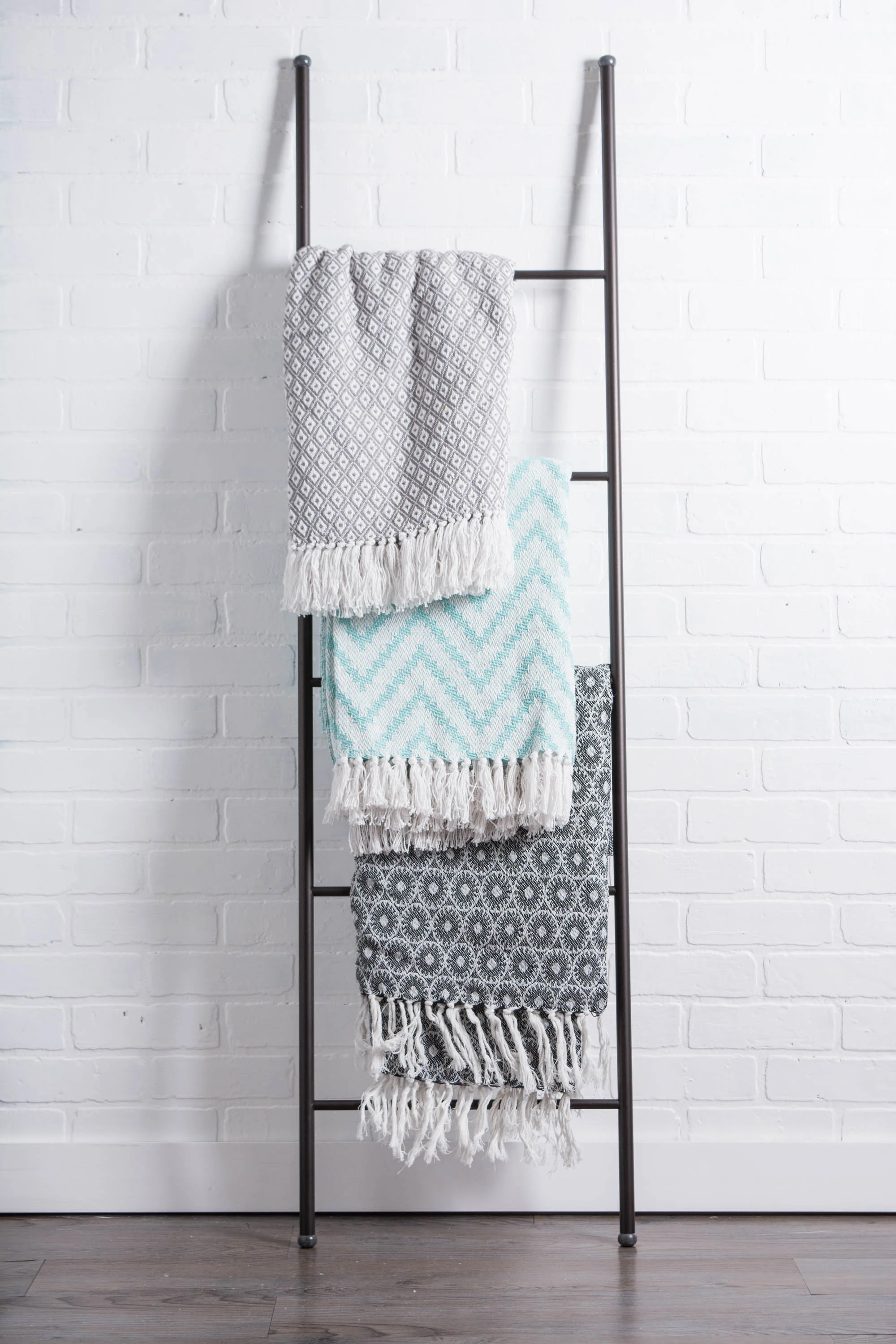 Gray Large Chevron Throw - Image 5