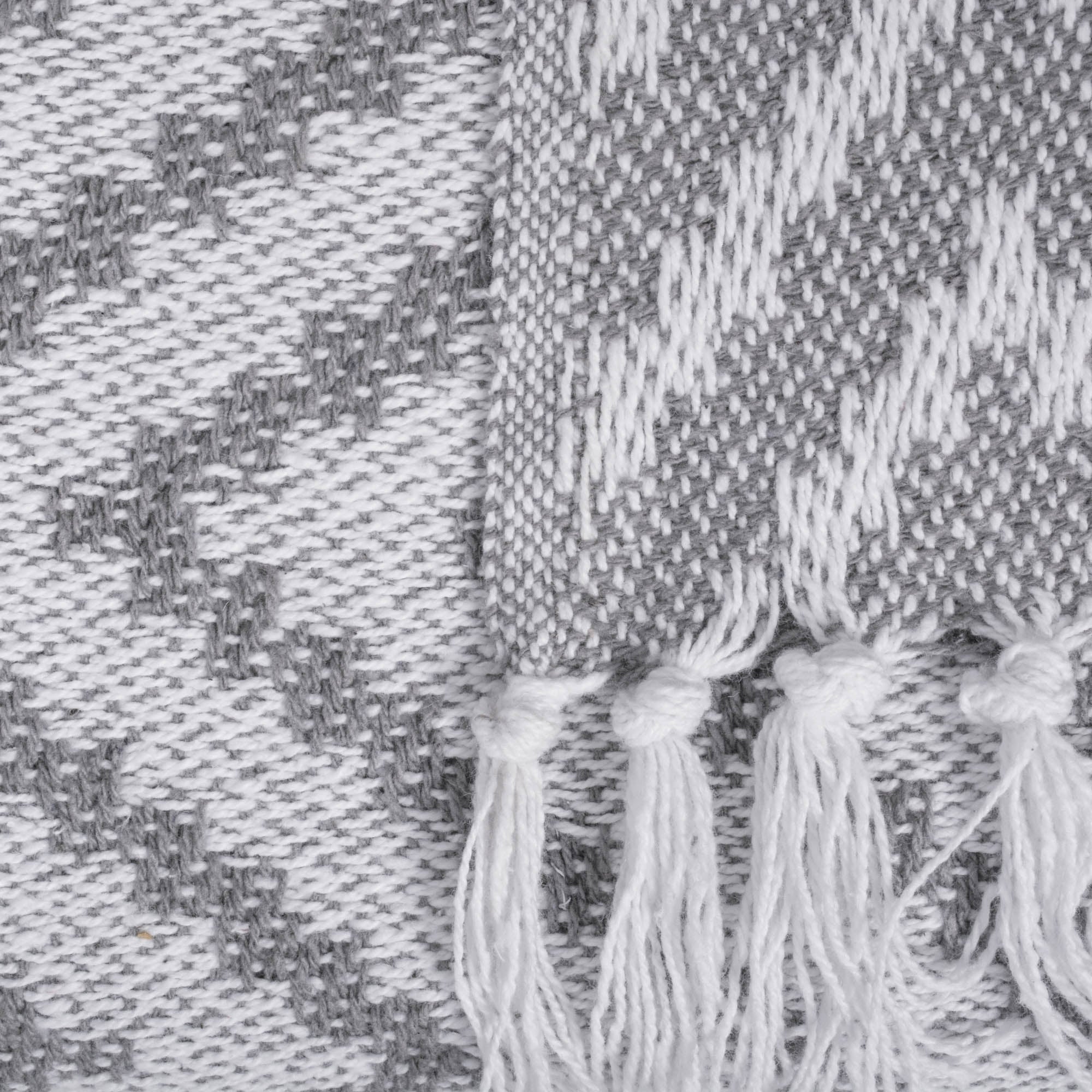Gray Large Chevron Throw - Image 6