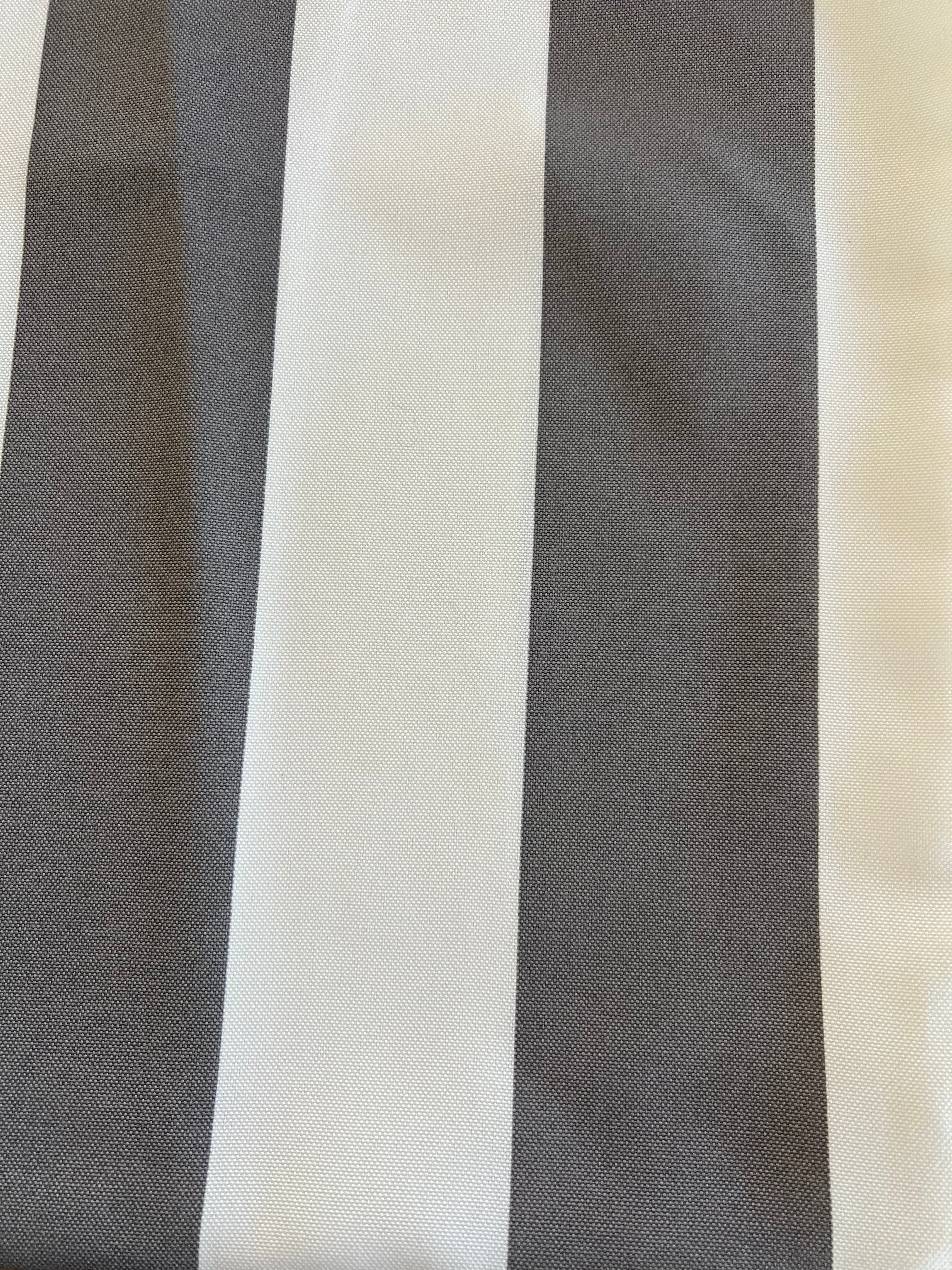 Gray & White Stripe Outdoor Square Pillows, Set of 2 - Image 6