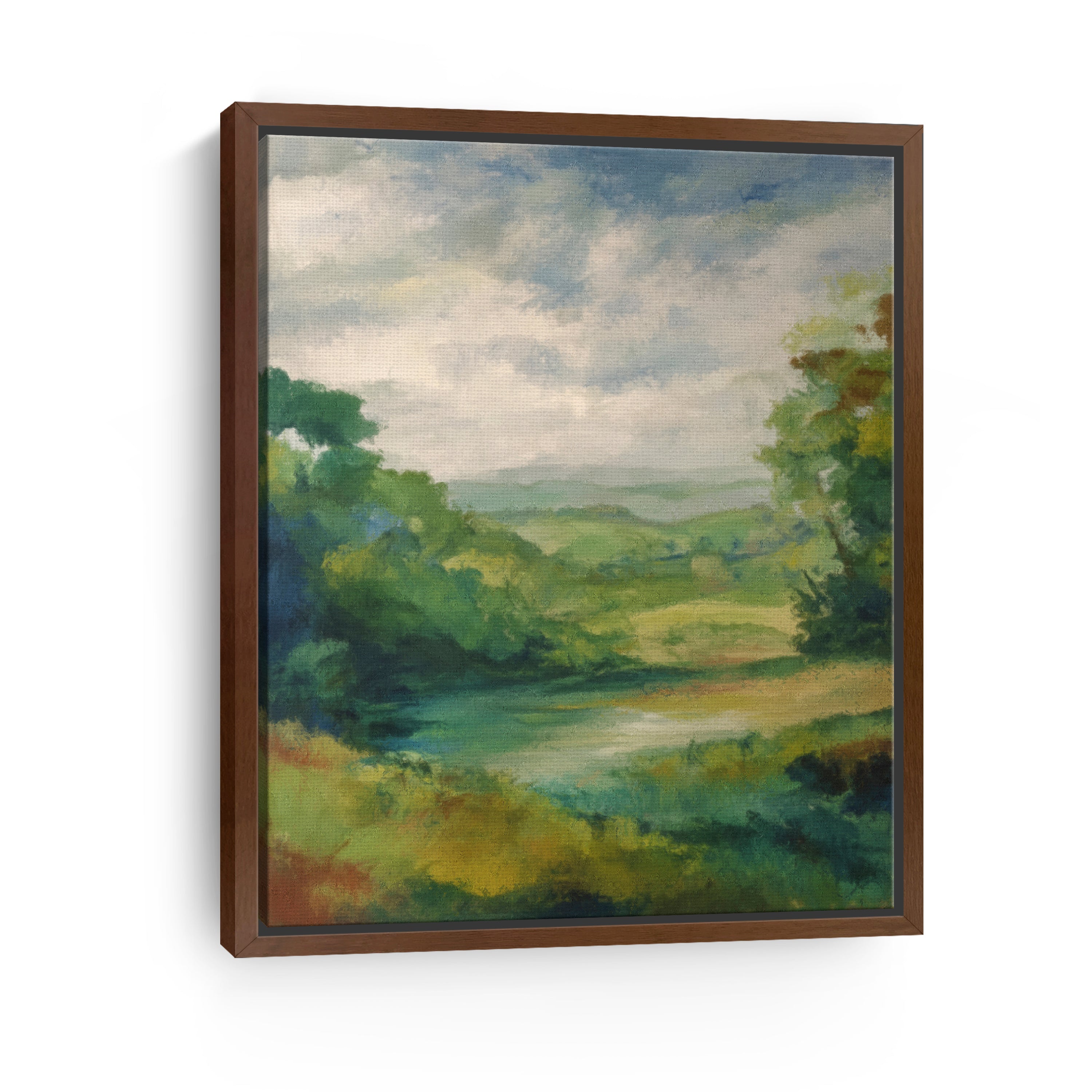 Green Horizon Canvas Giclee - Image 7