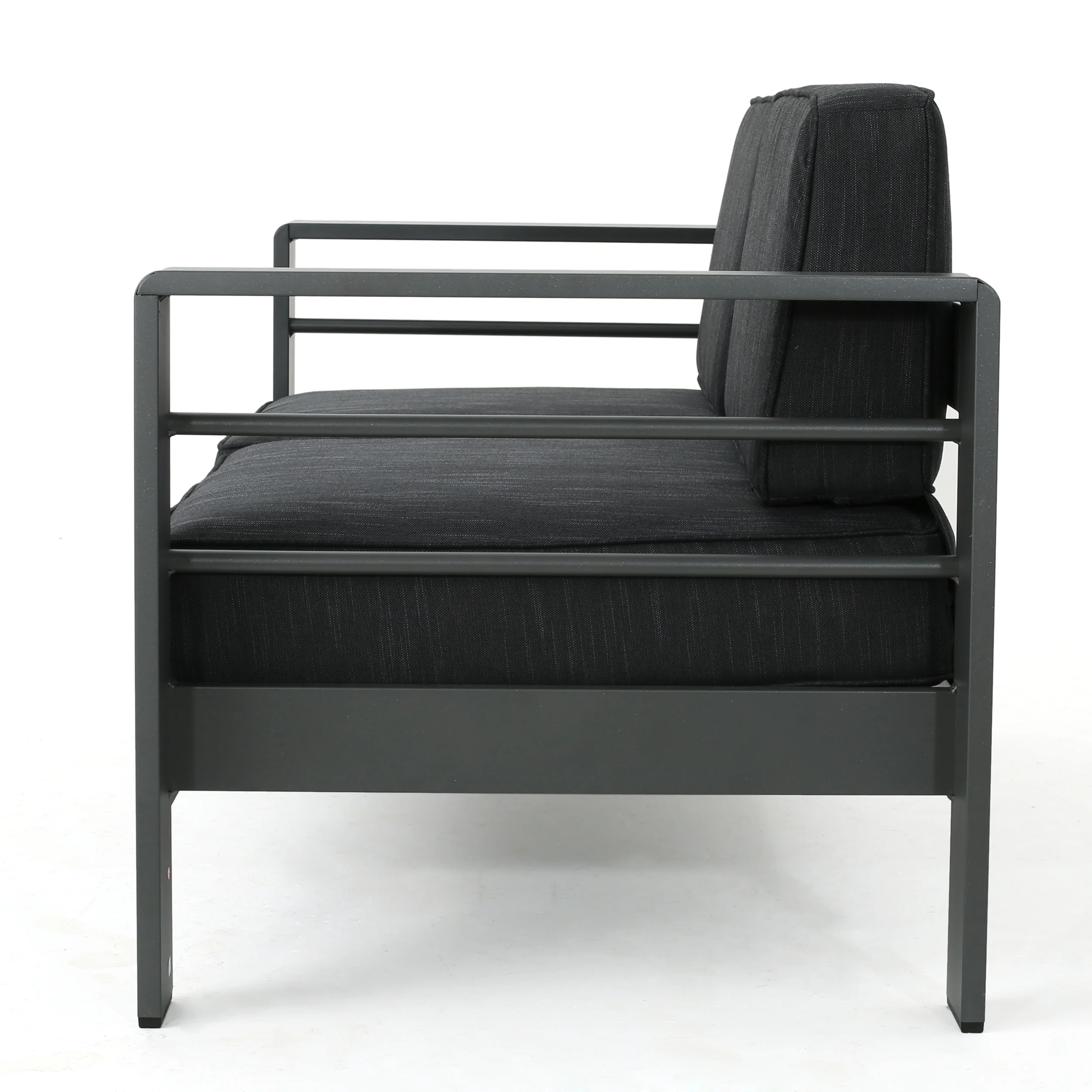 Halite Outdoor Loveseat with Water-Resistant Cushion and Aluminum Frame - Image 13