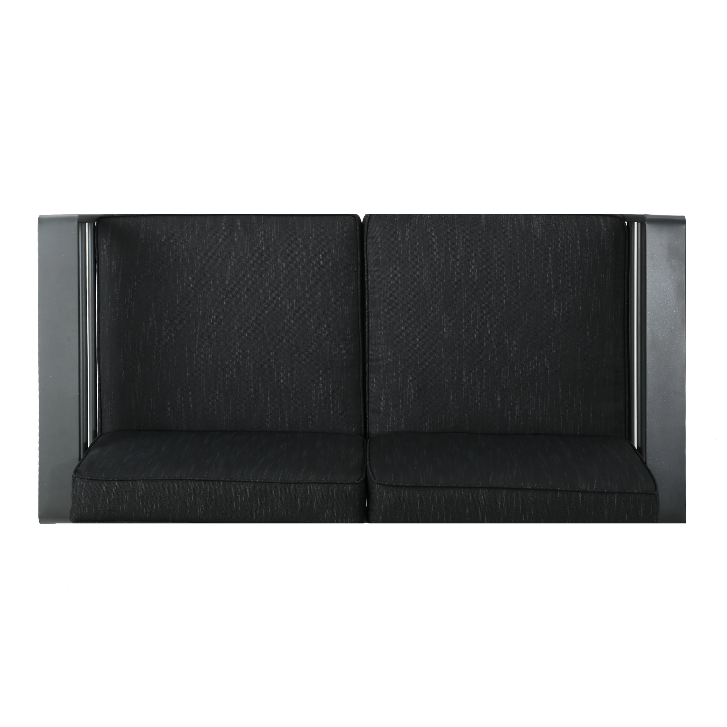 Halite Outdoor Loveseat with Water-Resistant Cushion and Aluminum Frame - Image 14
