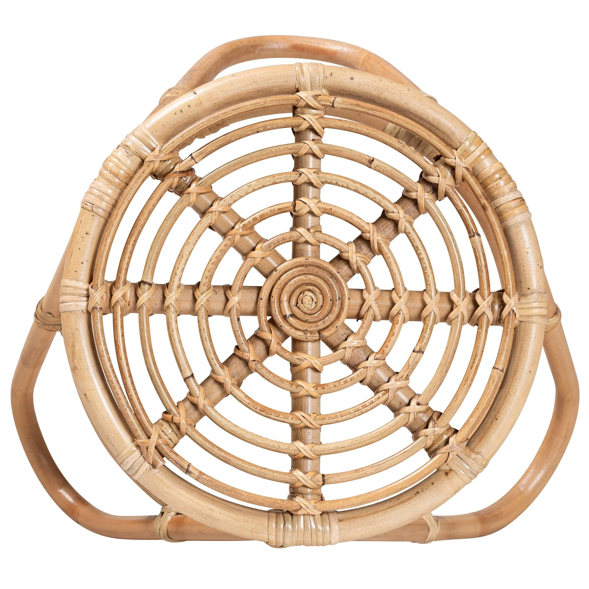 Halo Round Rattan Stool - Image 2