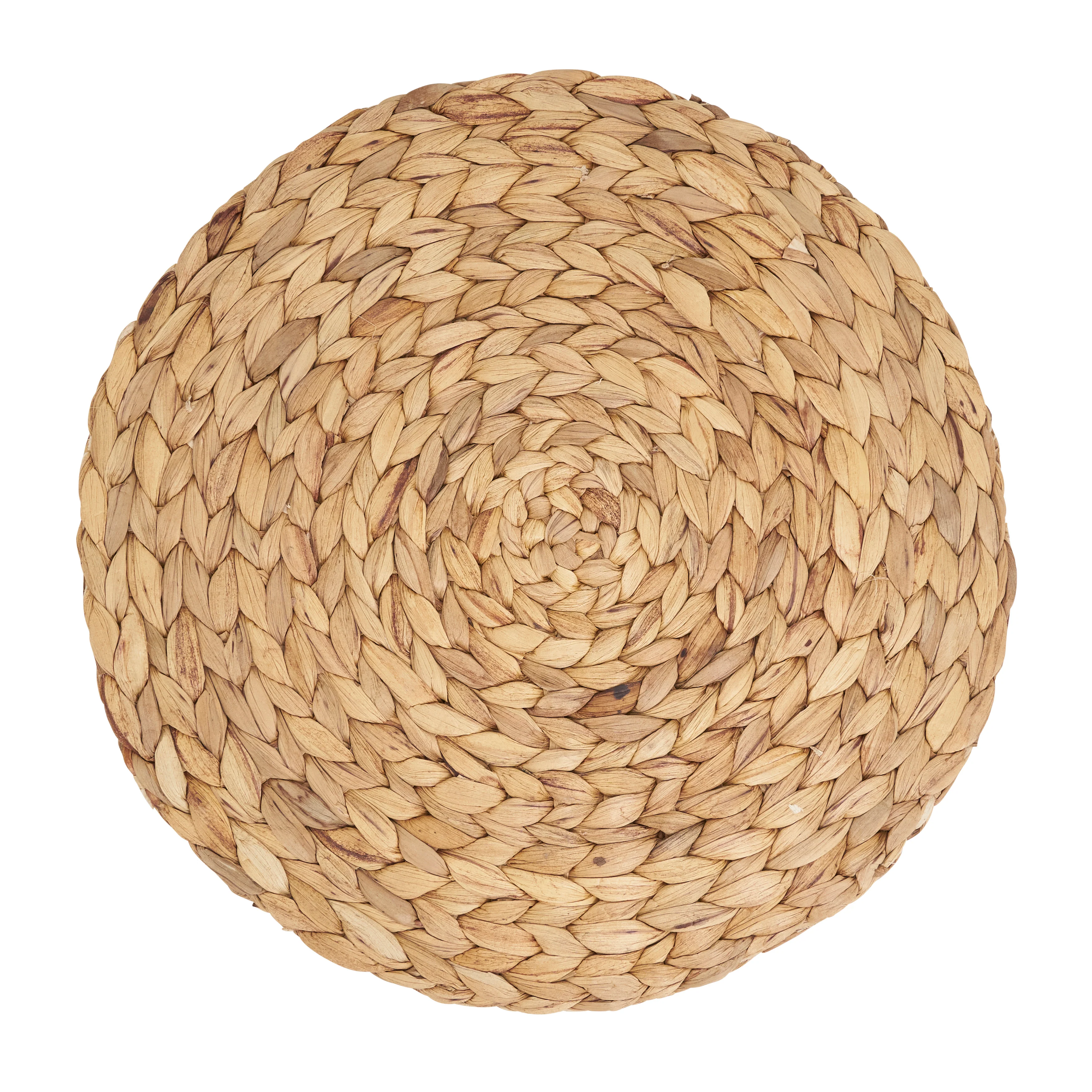 Handwoven Water Hyacinth Placemat, Set of 4