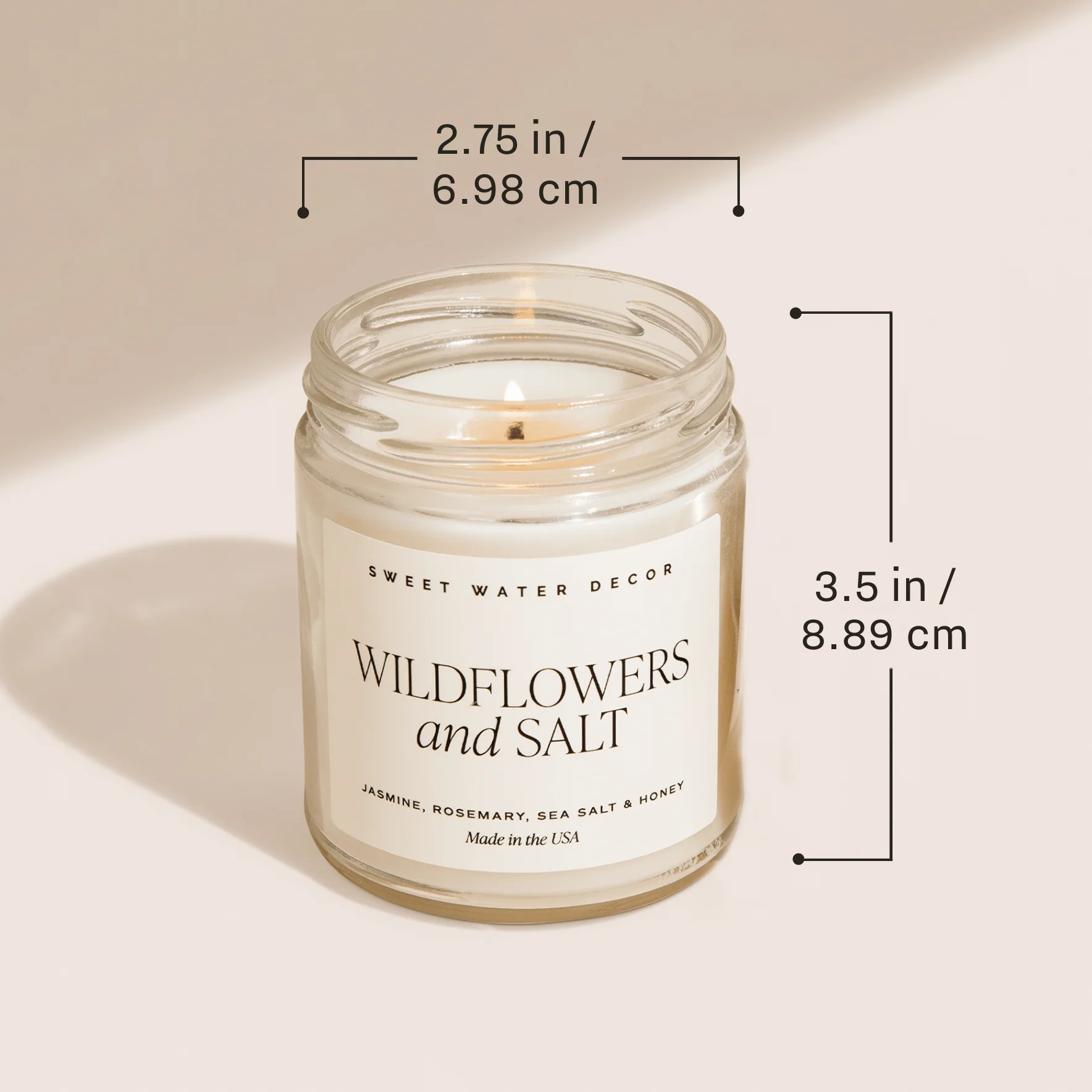 Happy Birthday Soy Candle - Clear Jar - 9 oz - Image 8
