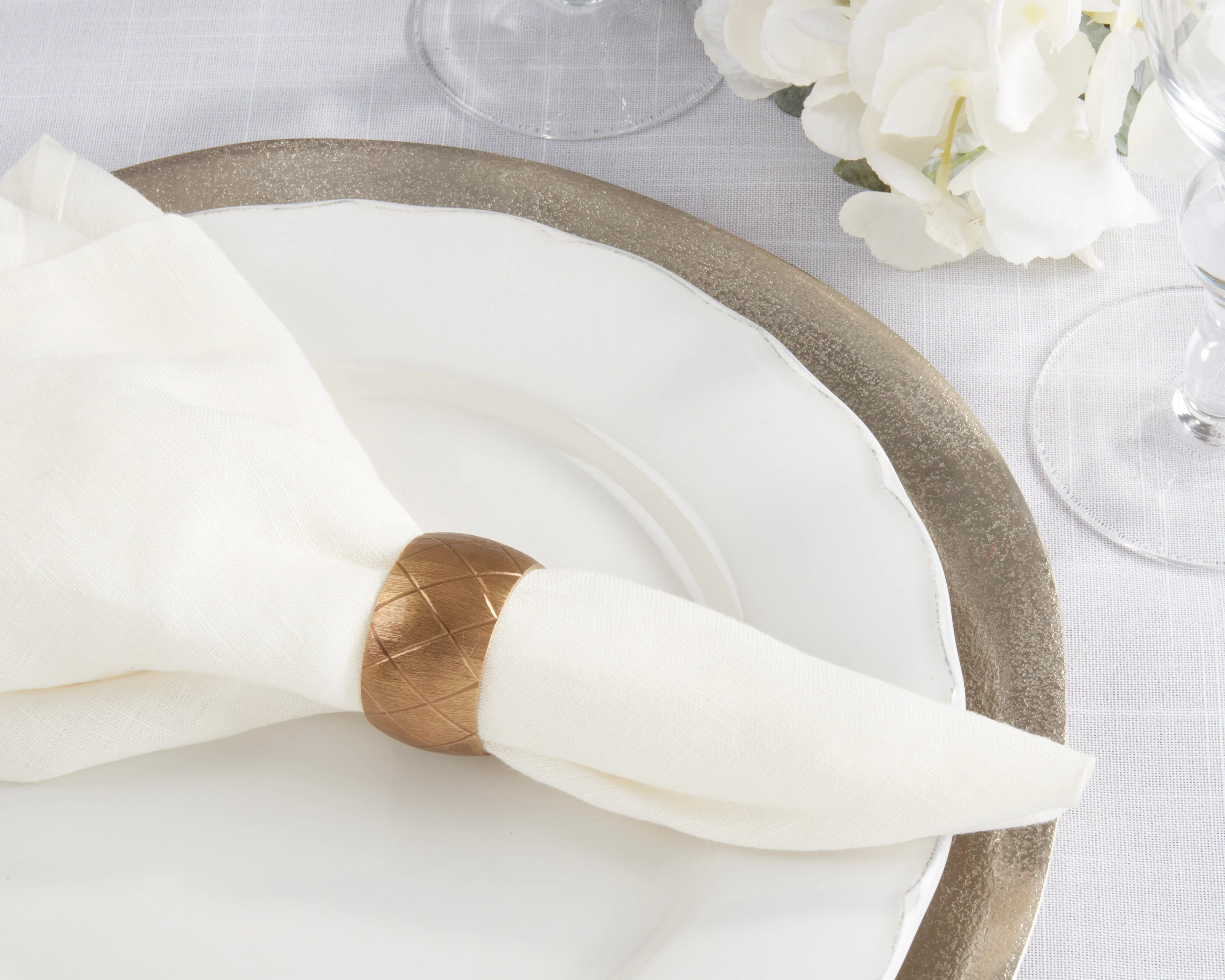 Harlequin Napkin Ring, Set of 4 - Image 2