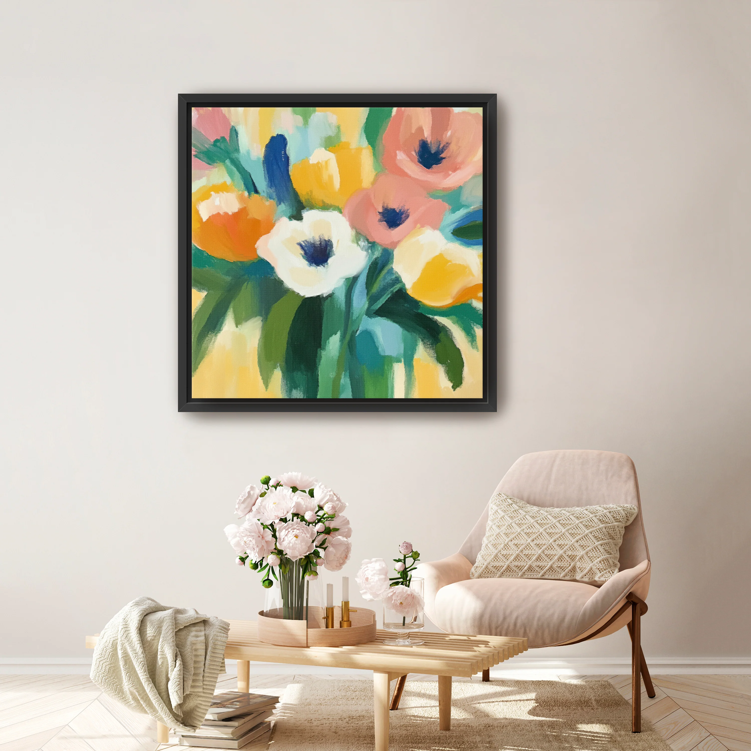 Harmony in Bloom Canvas Giclee - Image 2