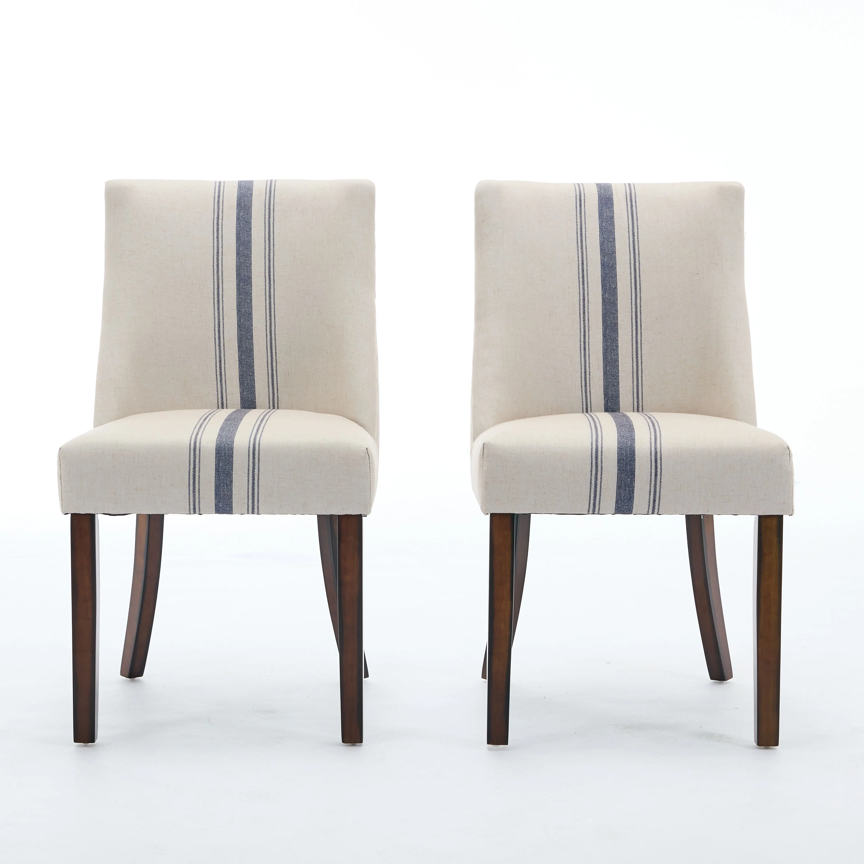Hearthwick Striped Upholstered Dining Chair, Set of 2 - Image 4