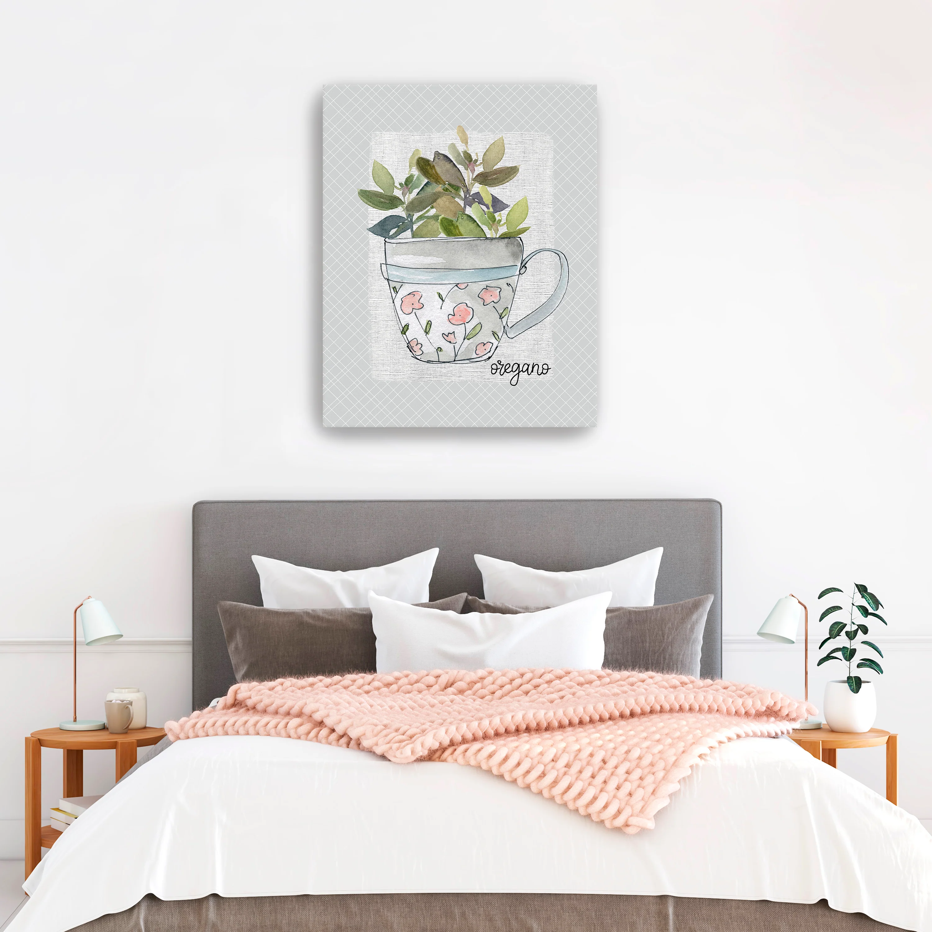 Herbs & Wildflowers Oregano Canvas Giclee - Image 11