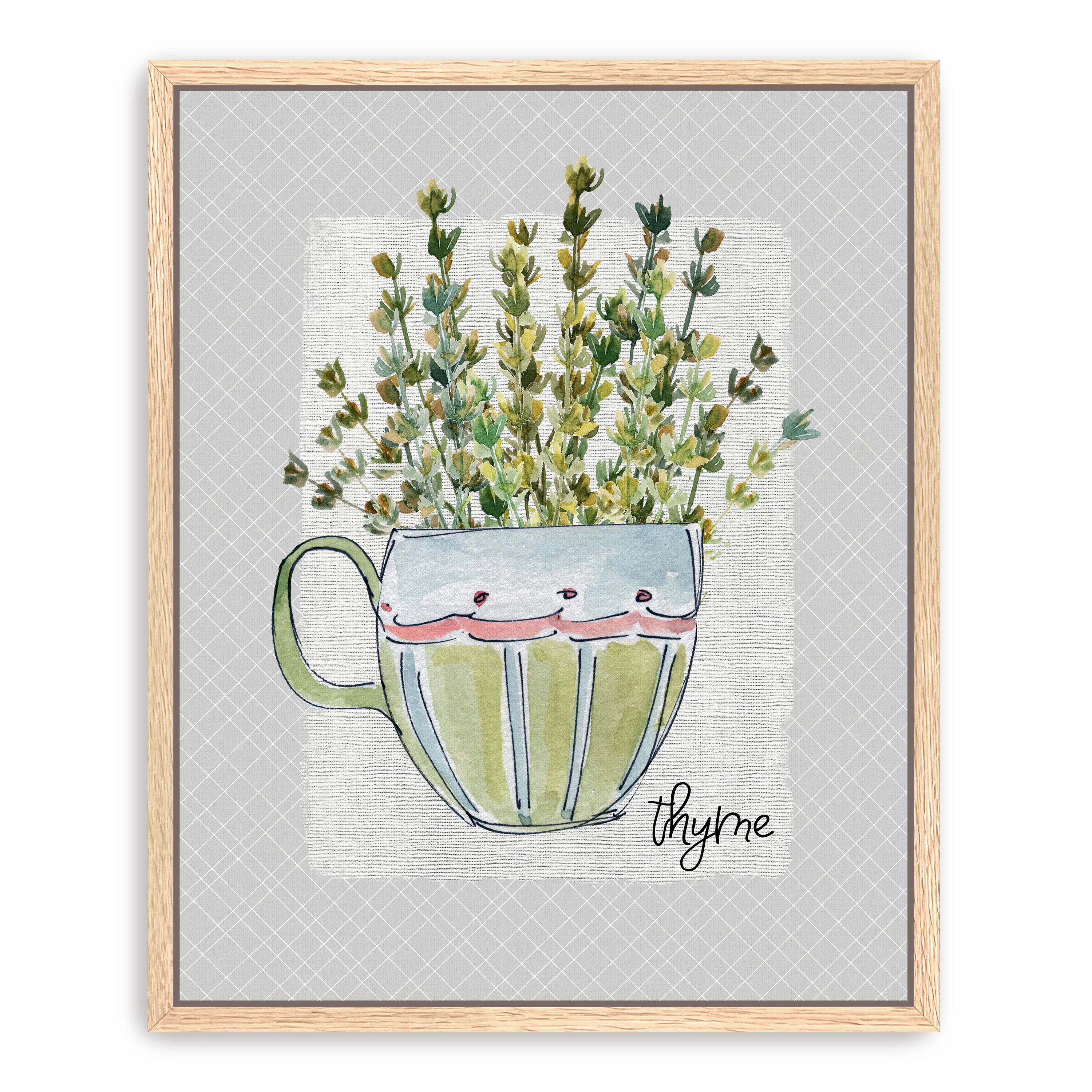 Herbs & Wildflowers Thyme Canvas Giclee - Image 10