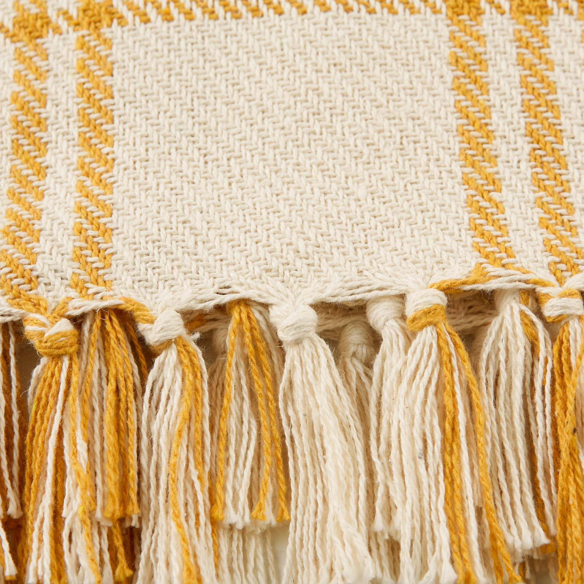 Honey Gold Modern Farmhouse Plaid Throw - Image 5