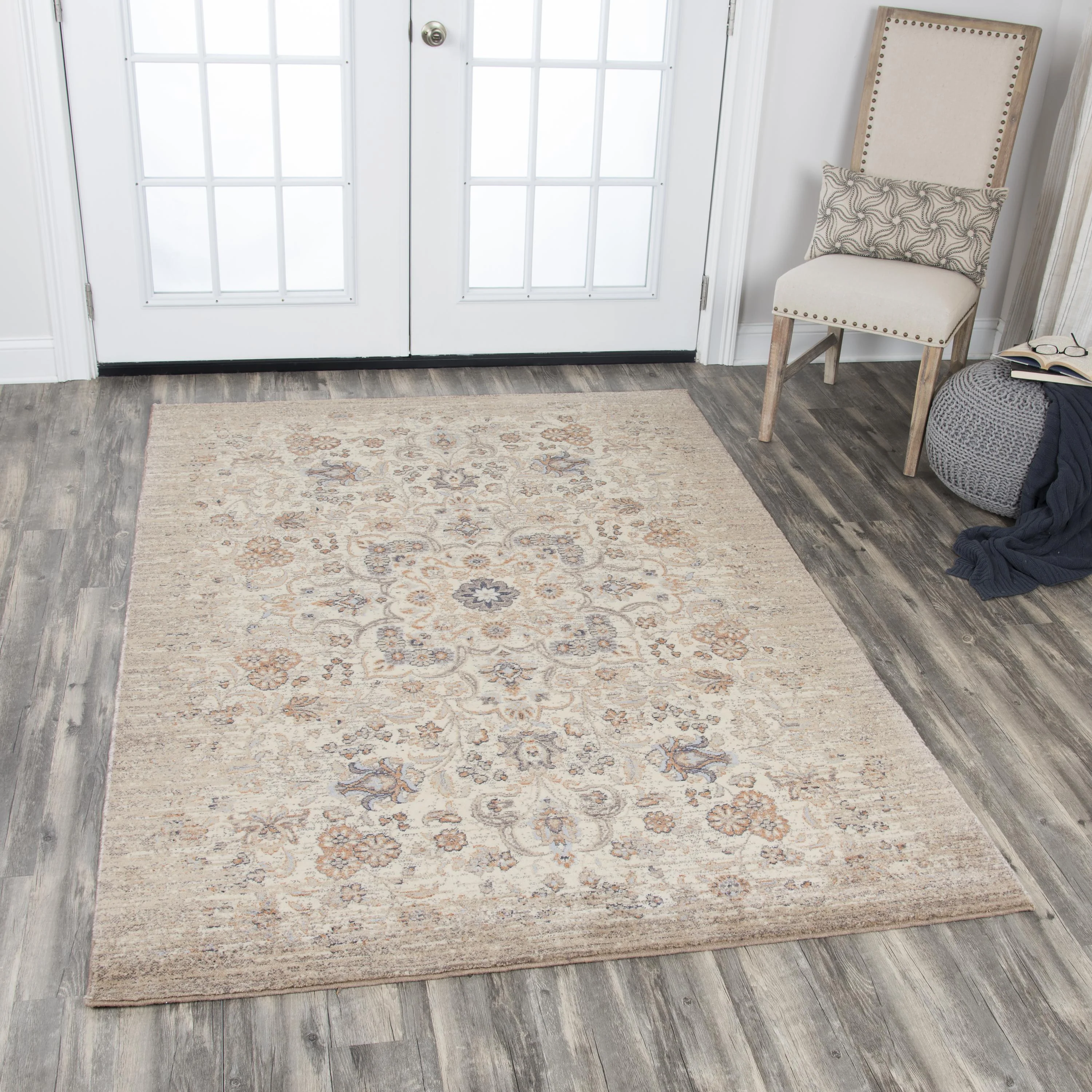Hybrid 100% New Zealand Wool Classic/Persian Rug - Image 2