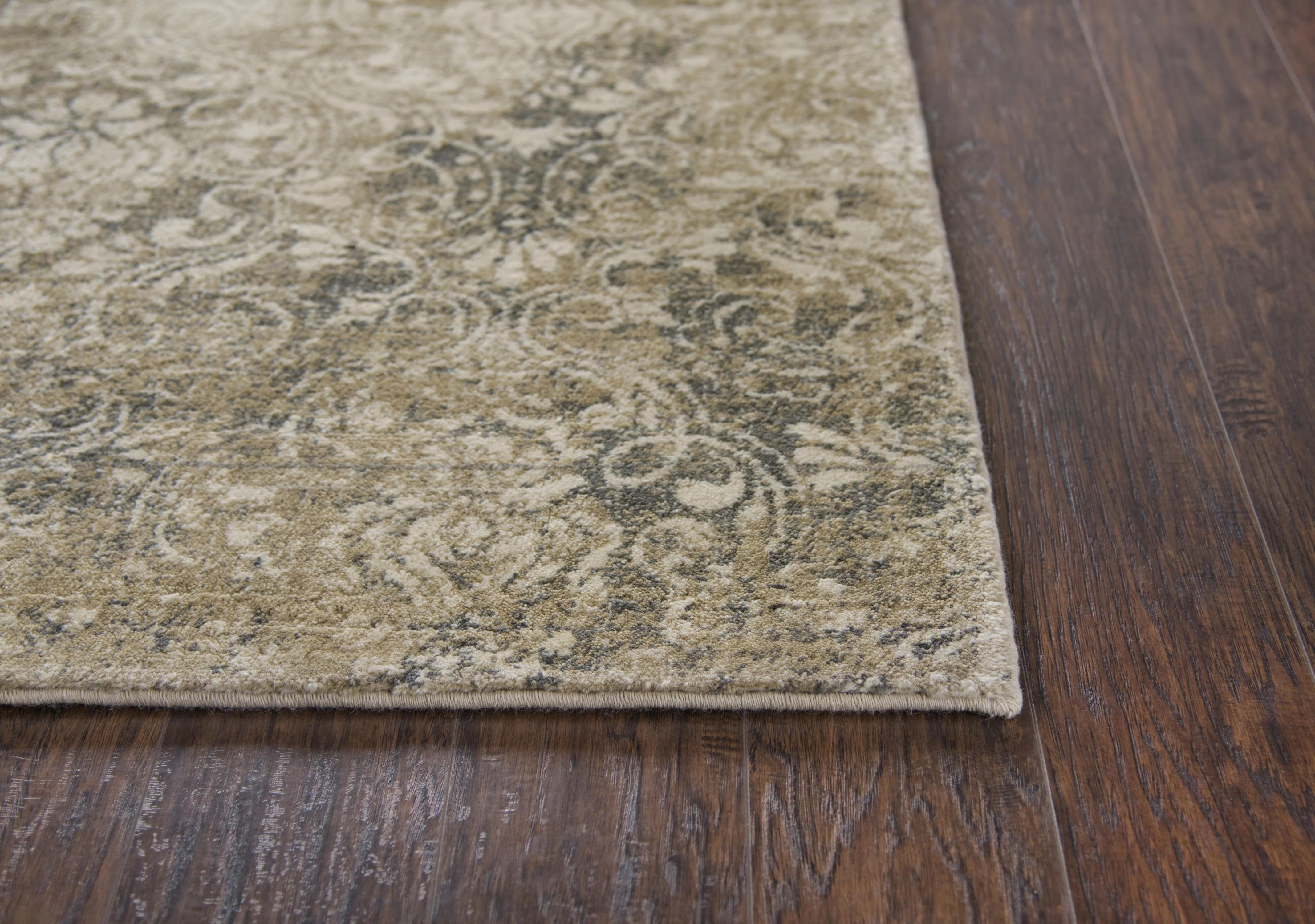 Hybrid 100% New Zealand Wool Damask Rug - Image 5