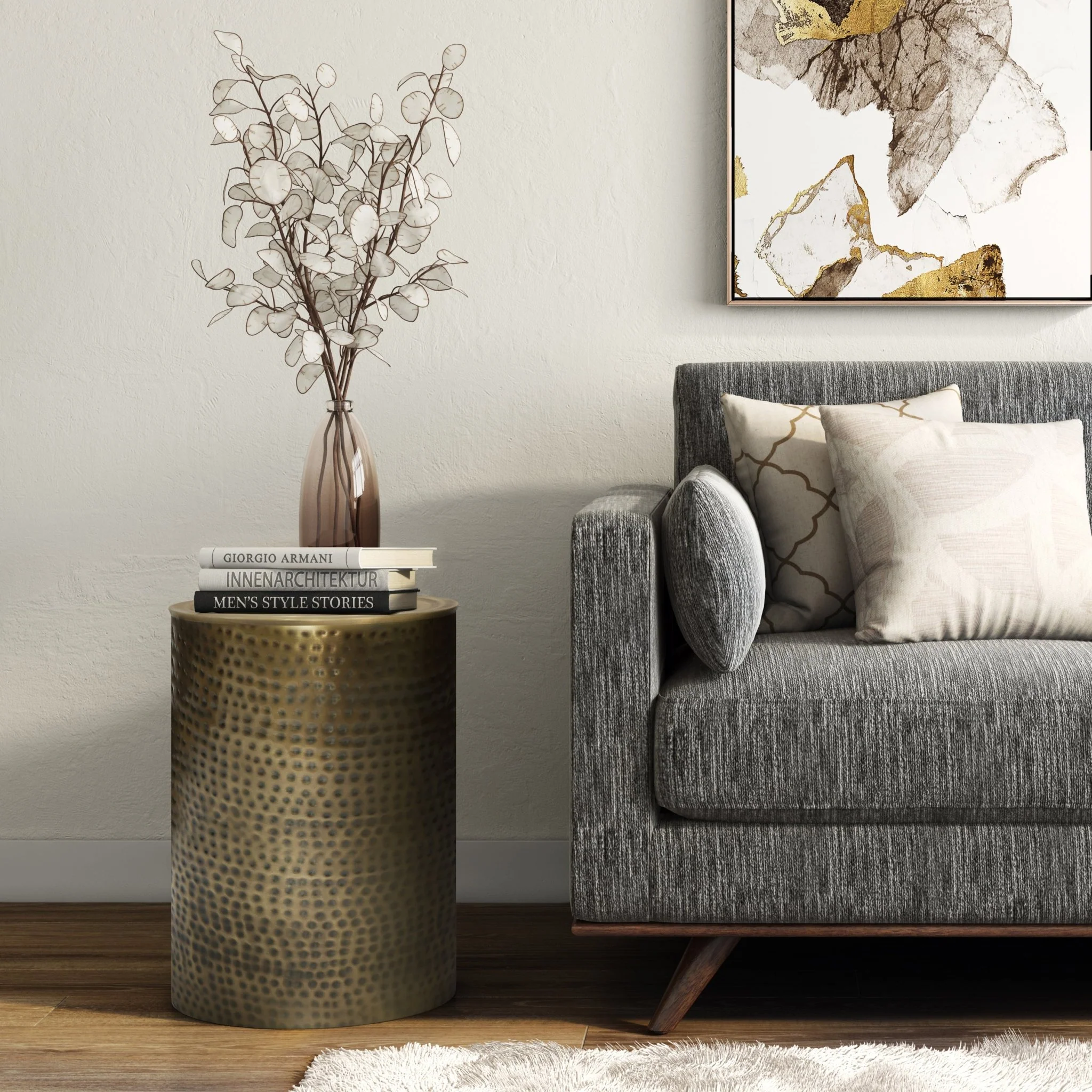 Hyperion Side Table with Round Cylinder Shape - Image 5