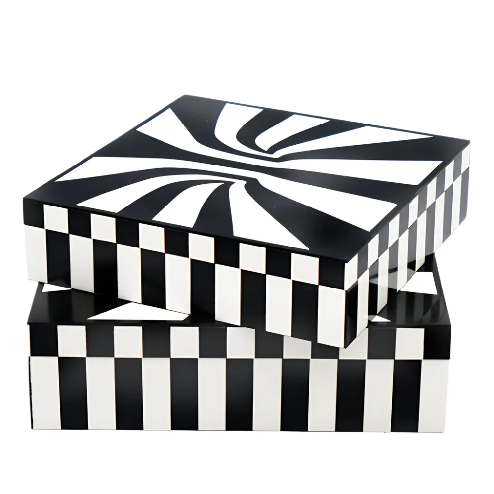 Hypnotic Pattern Box, Set of 2 - Image 2