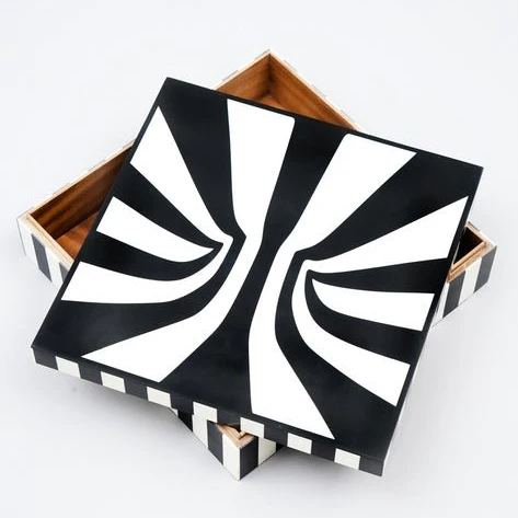 Hypnotic Pattern Box, Set of 2 - Image 6