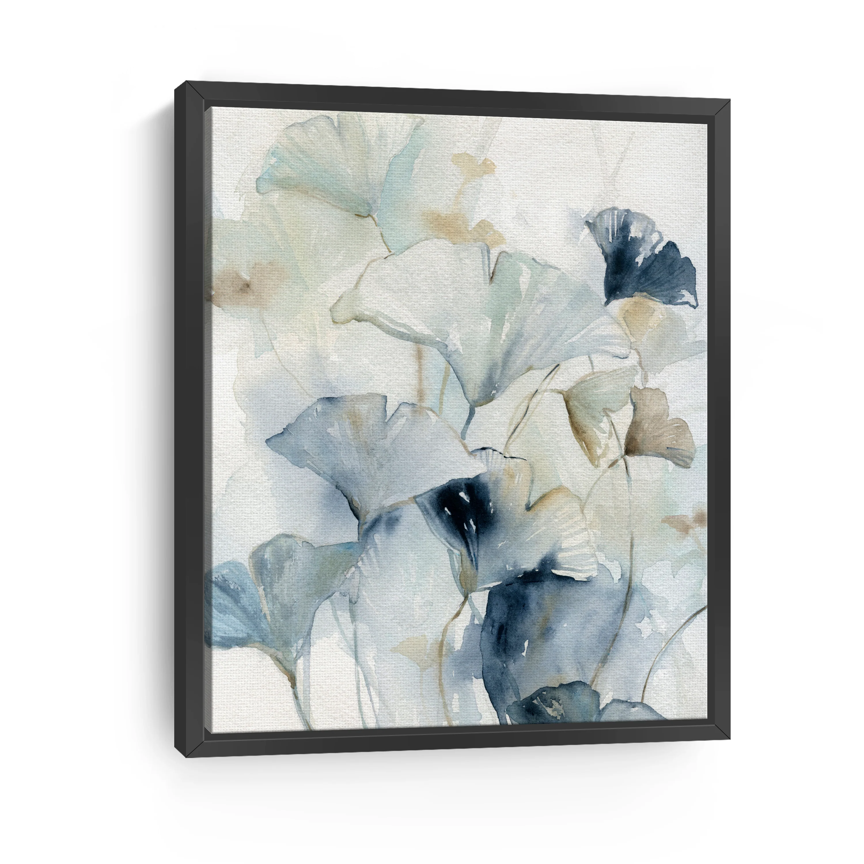 Indigo Ginkgo I Canvas Giclee - Image 4