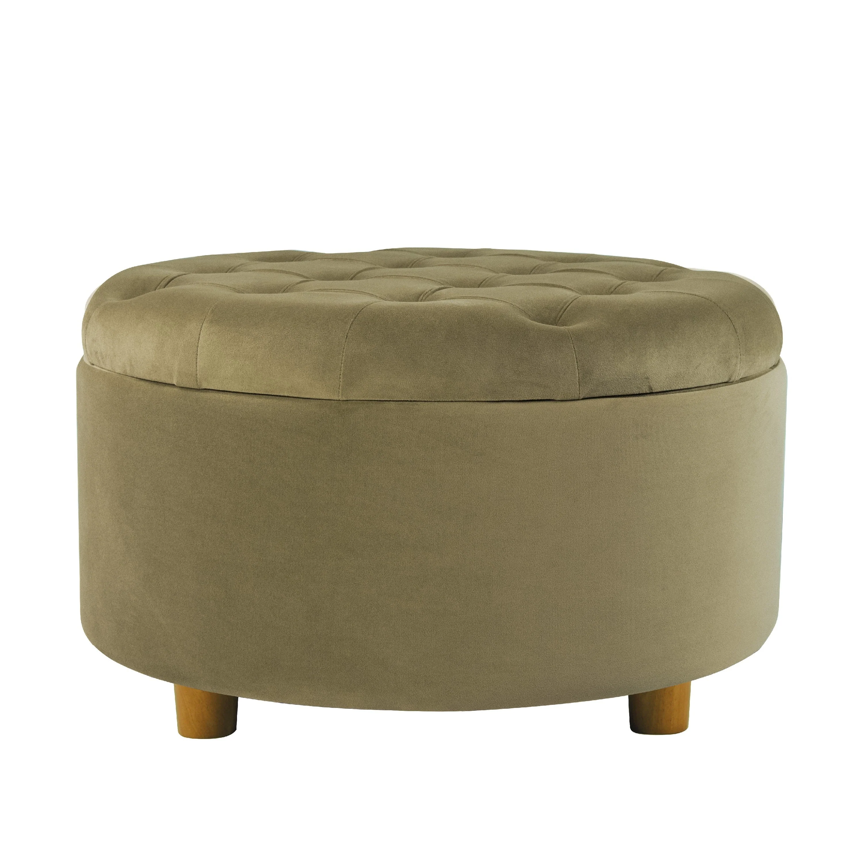 Jo 28" Round Storage Ottoman - Image 12