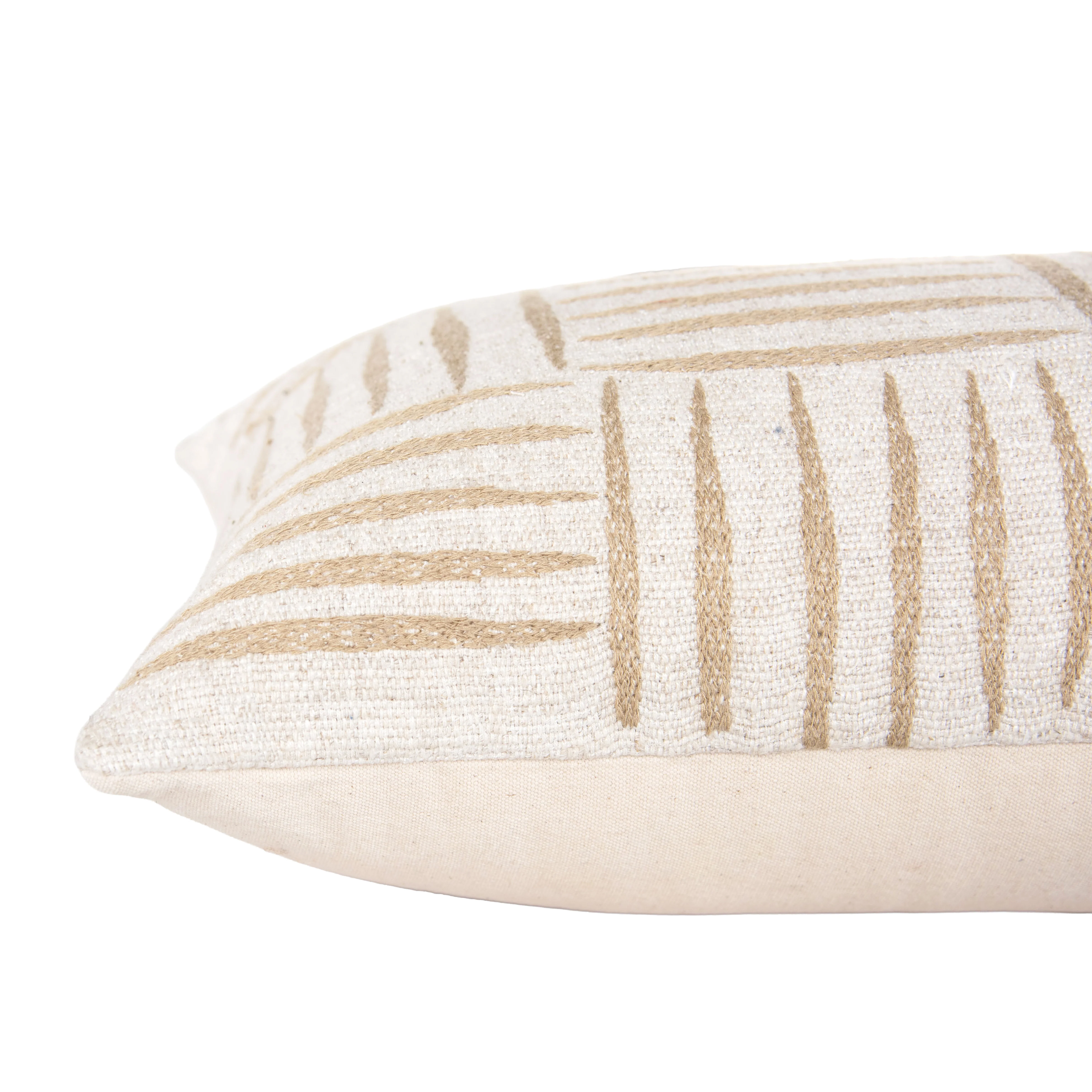 Kieran Textured Panel Lumbar Pillow - Image 5
