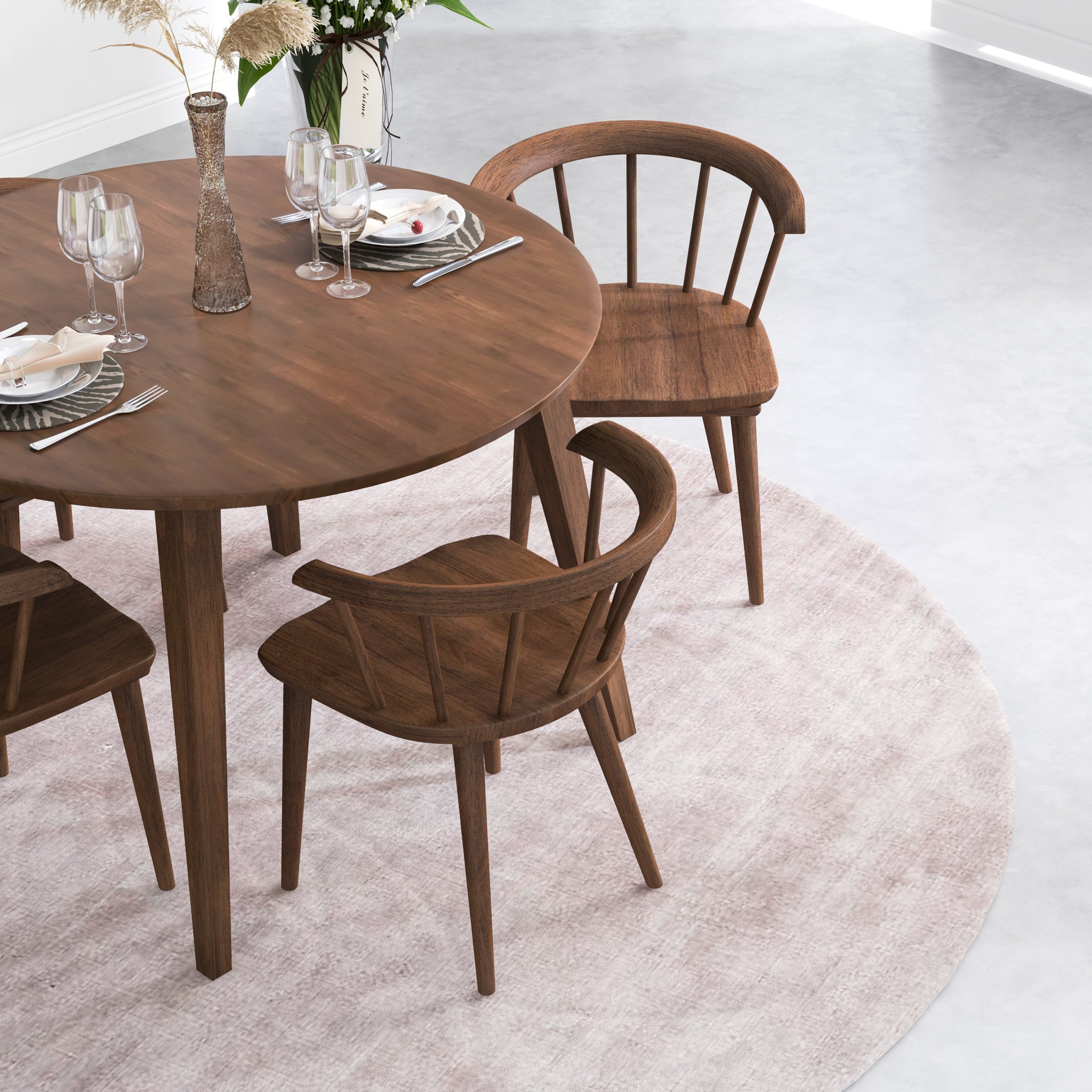 Kingsley Mid-Century Modern Dining Chairs, Set of 2 - Image 3