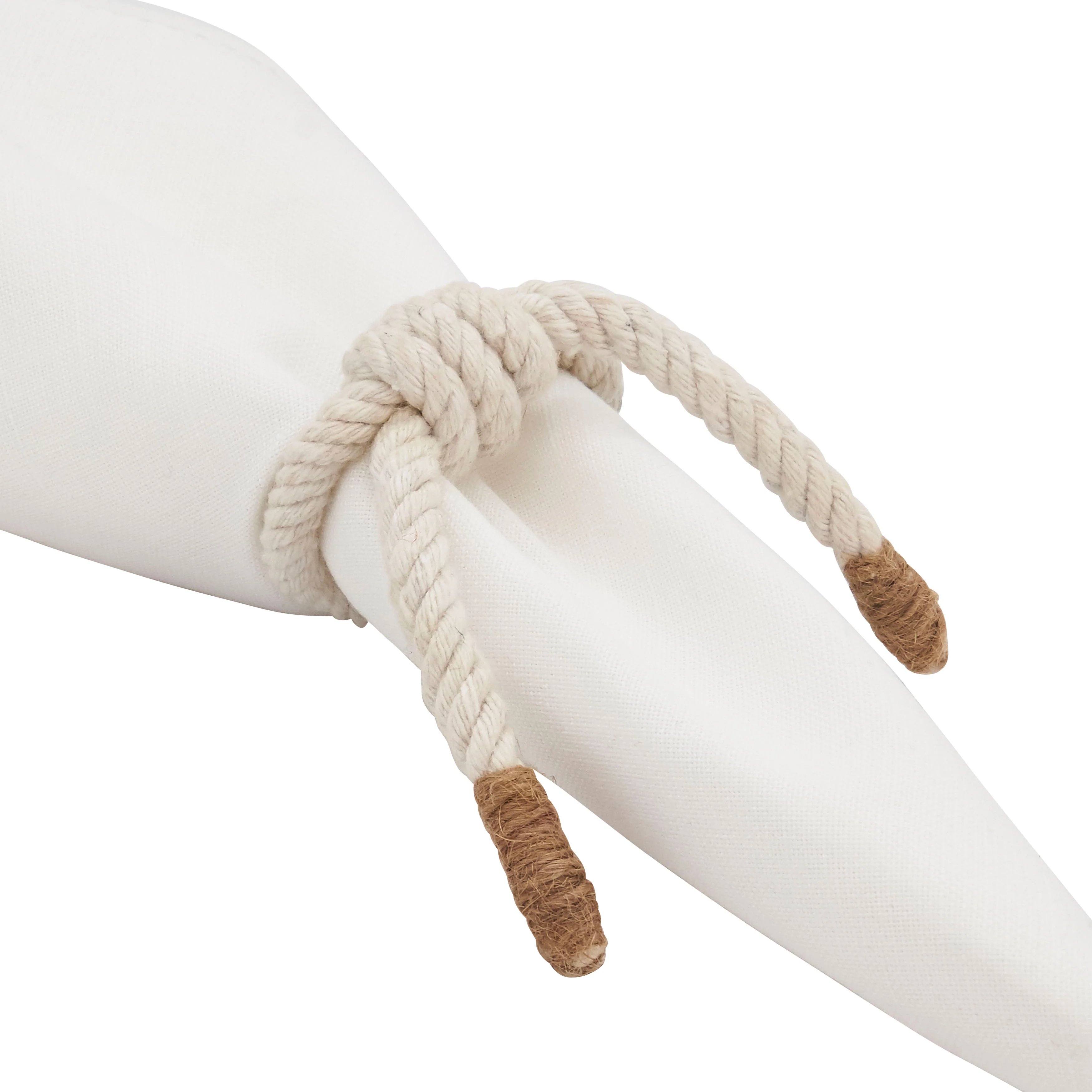 Knotted Rope Napkin Ring, Set of 4 - Image 13