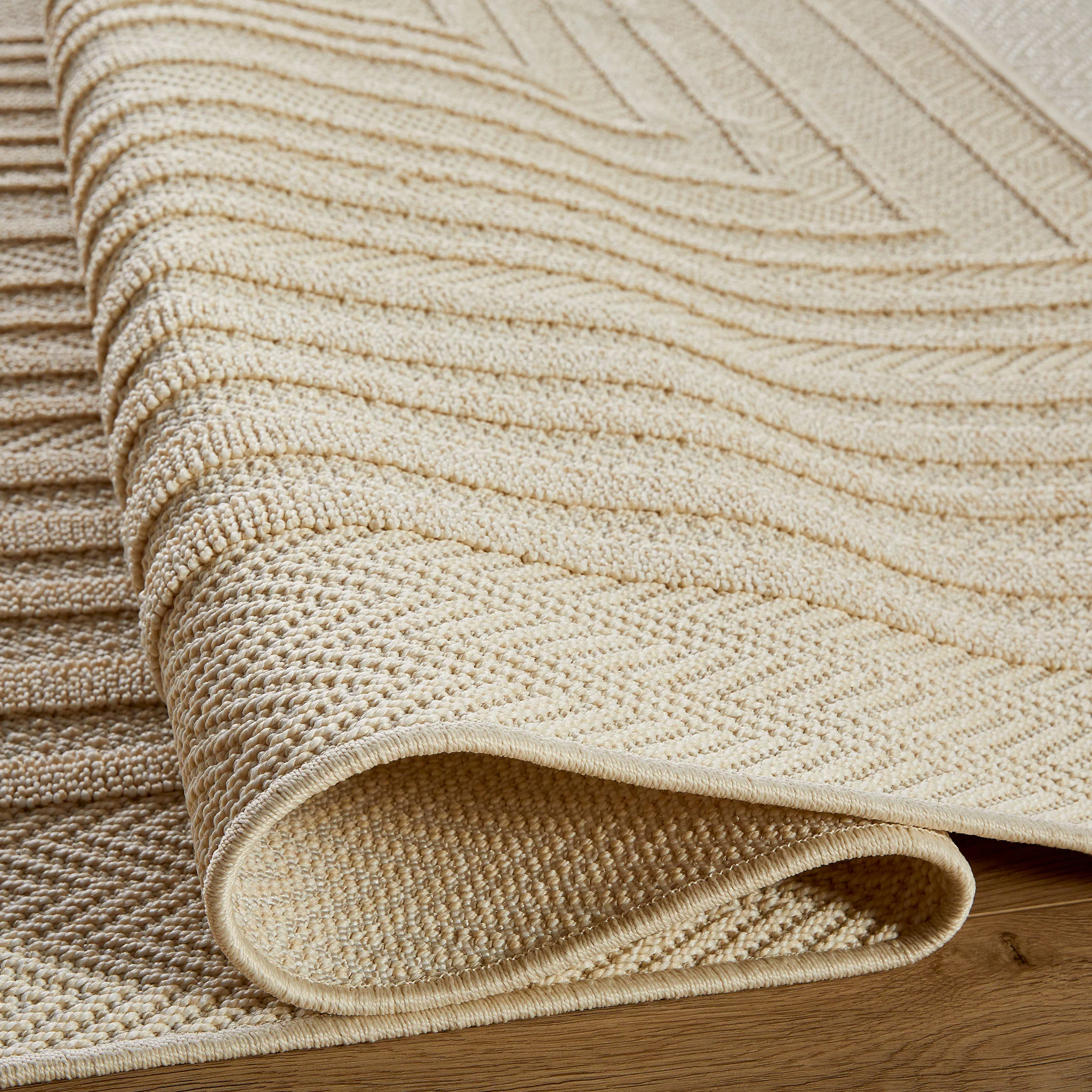 Laid Back Geometric Luxe Ivory Rug - Image 3