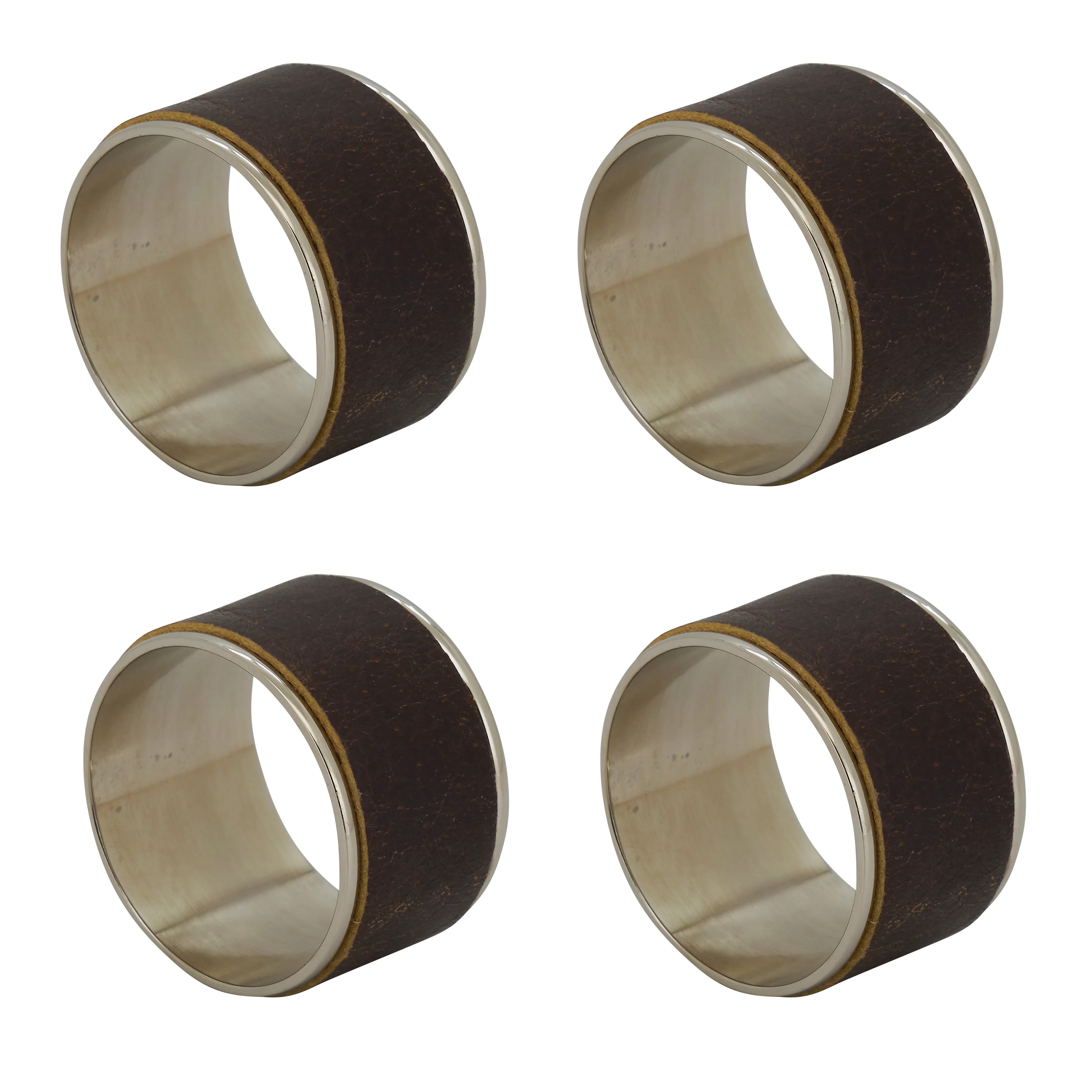 Leather Napkin Ring, Set of 4 - Image 3