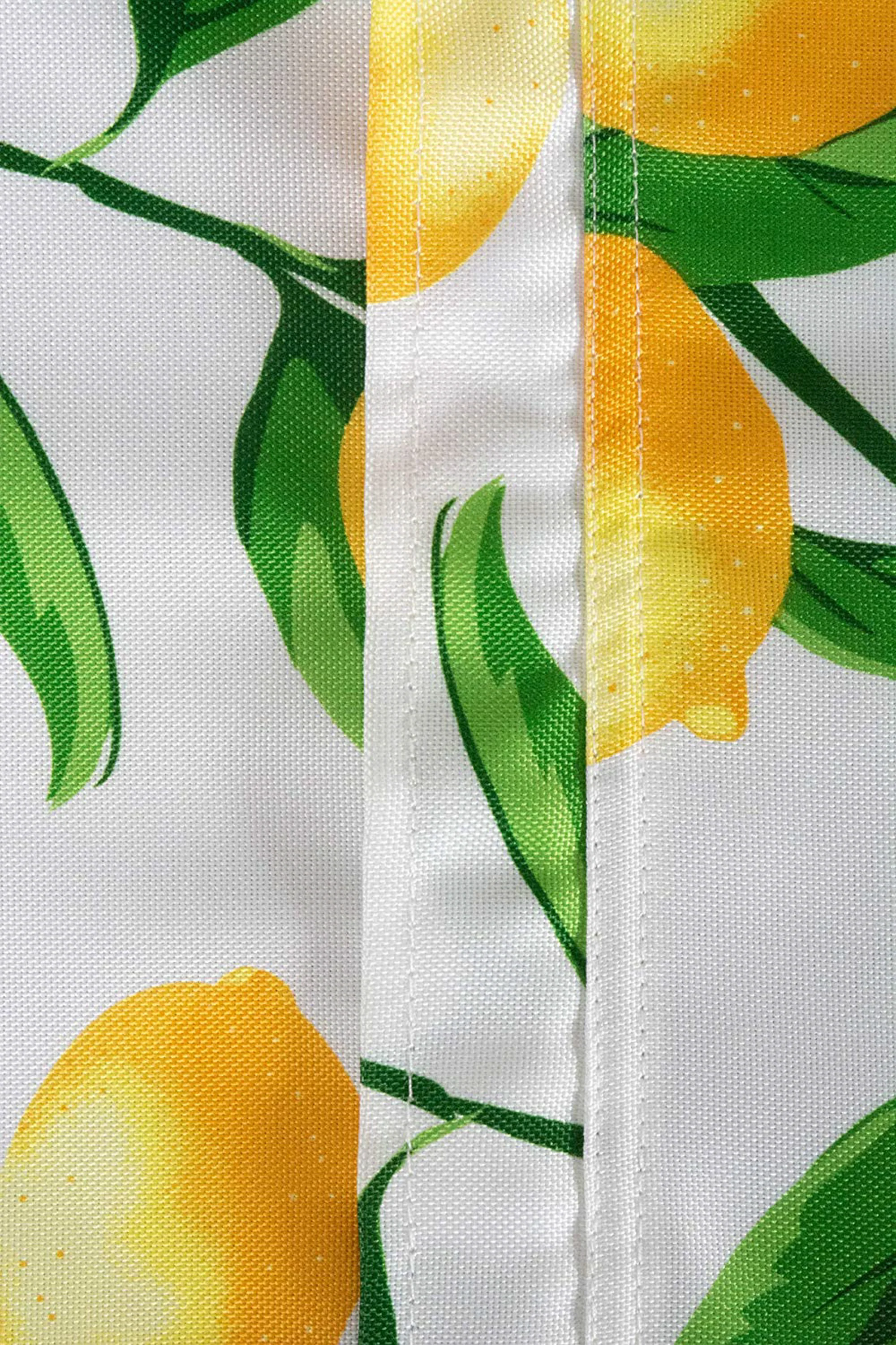 Lemon Bliss Print Outdoor Tablecloth With Zipper - Image 13