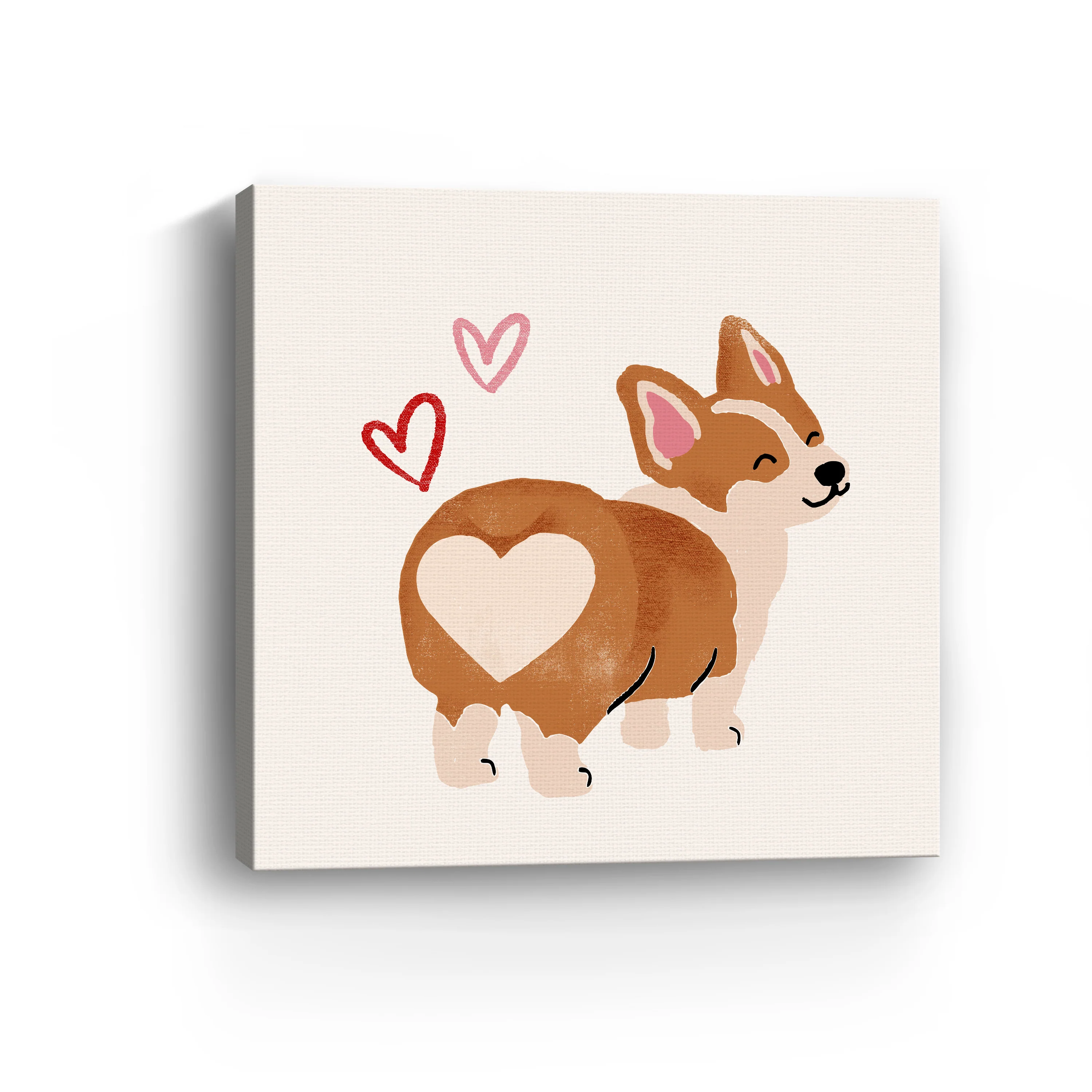 Little Legs Big Heart V Canvas Giclee - Image 12