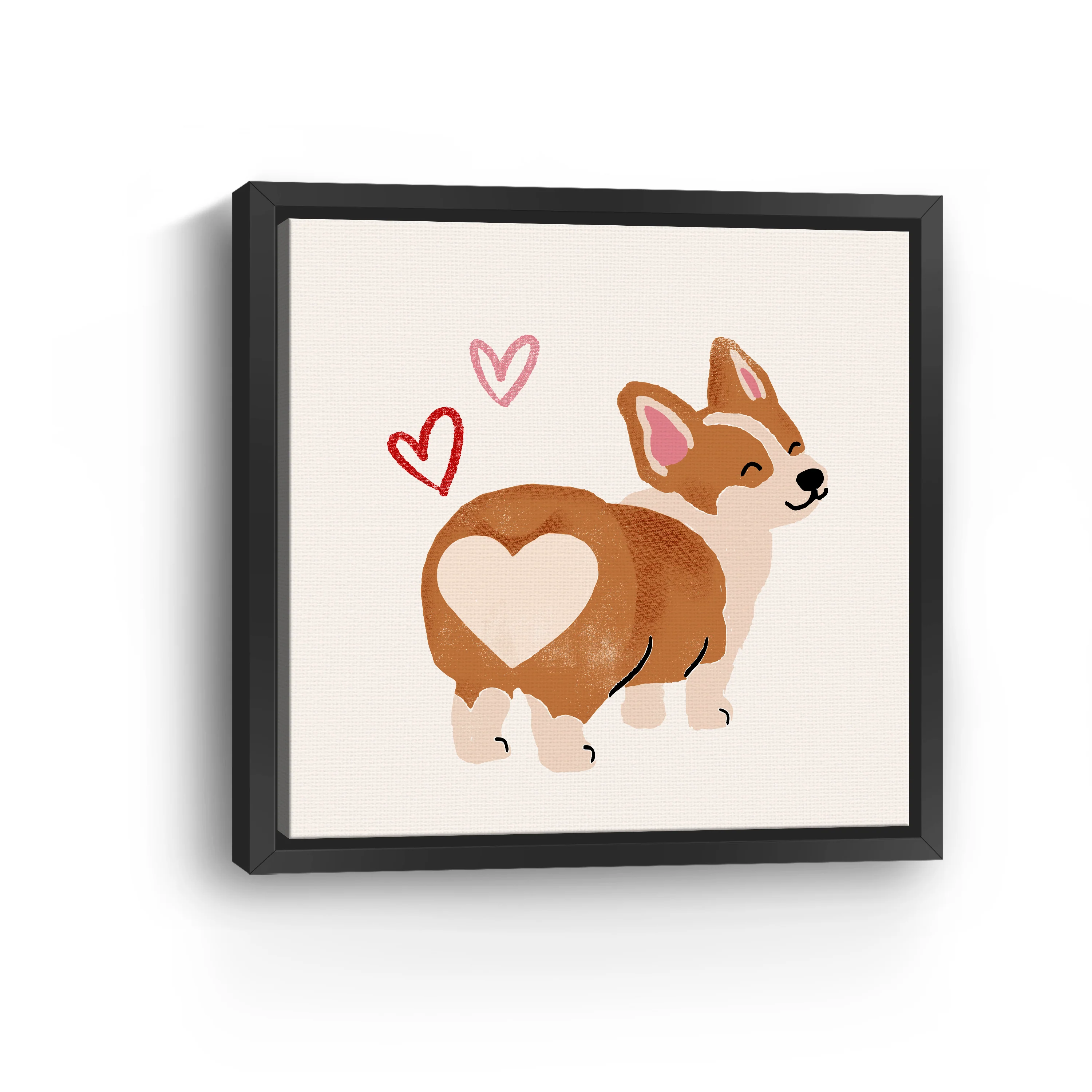 Little Legs Big Heart V Canvas Giclee - Image 6