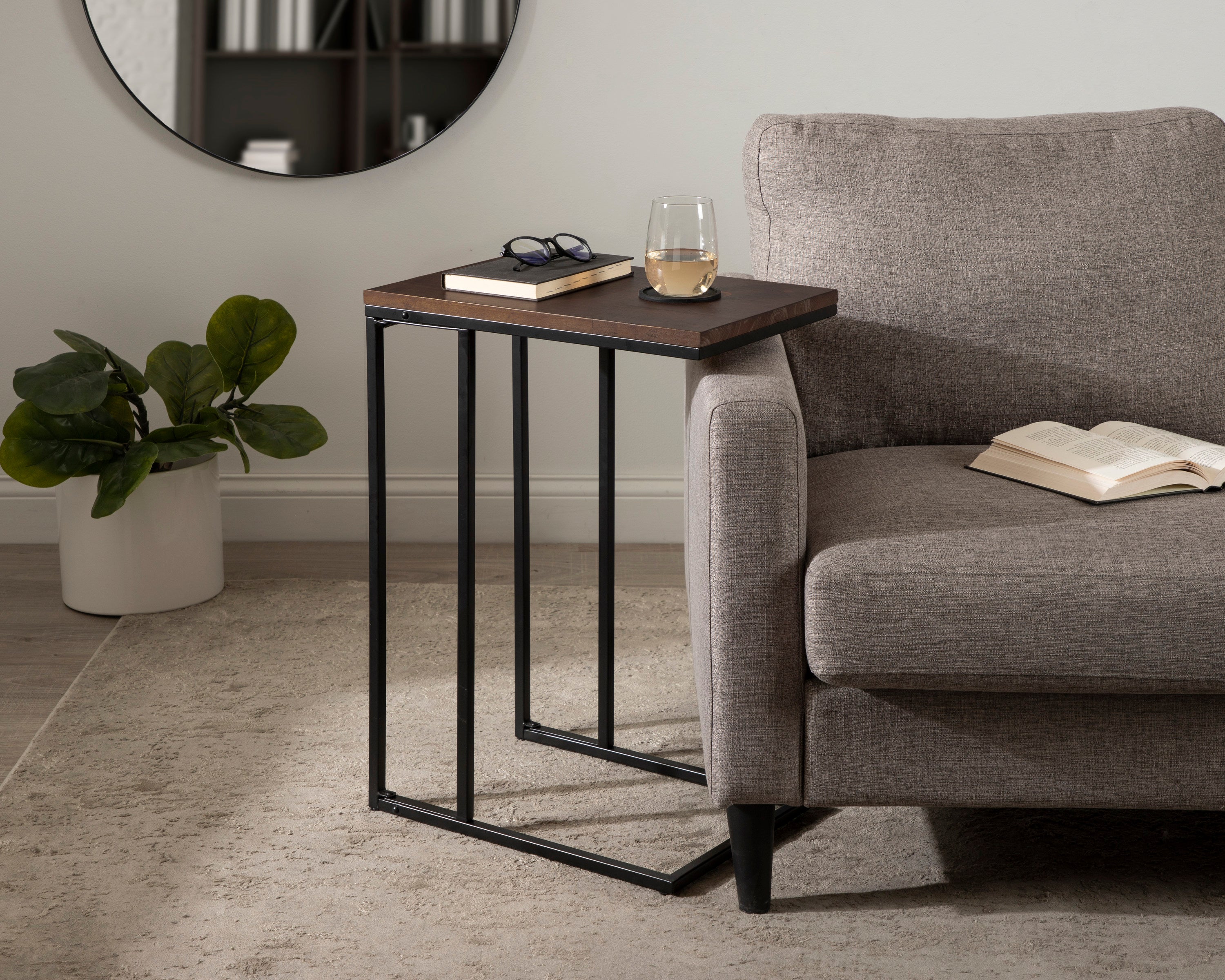 Lockridge Metal Base C-Table - Image 9