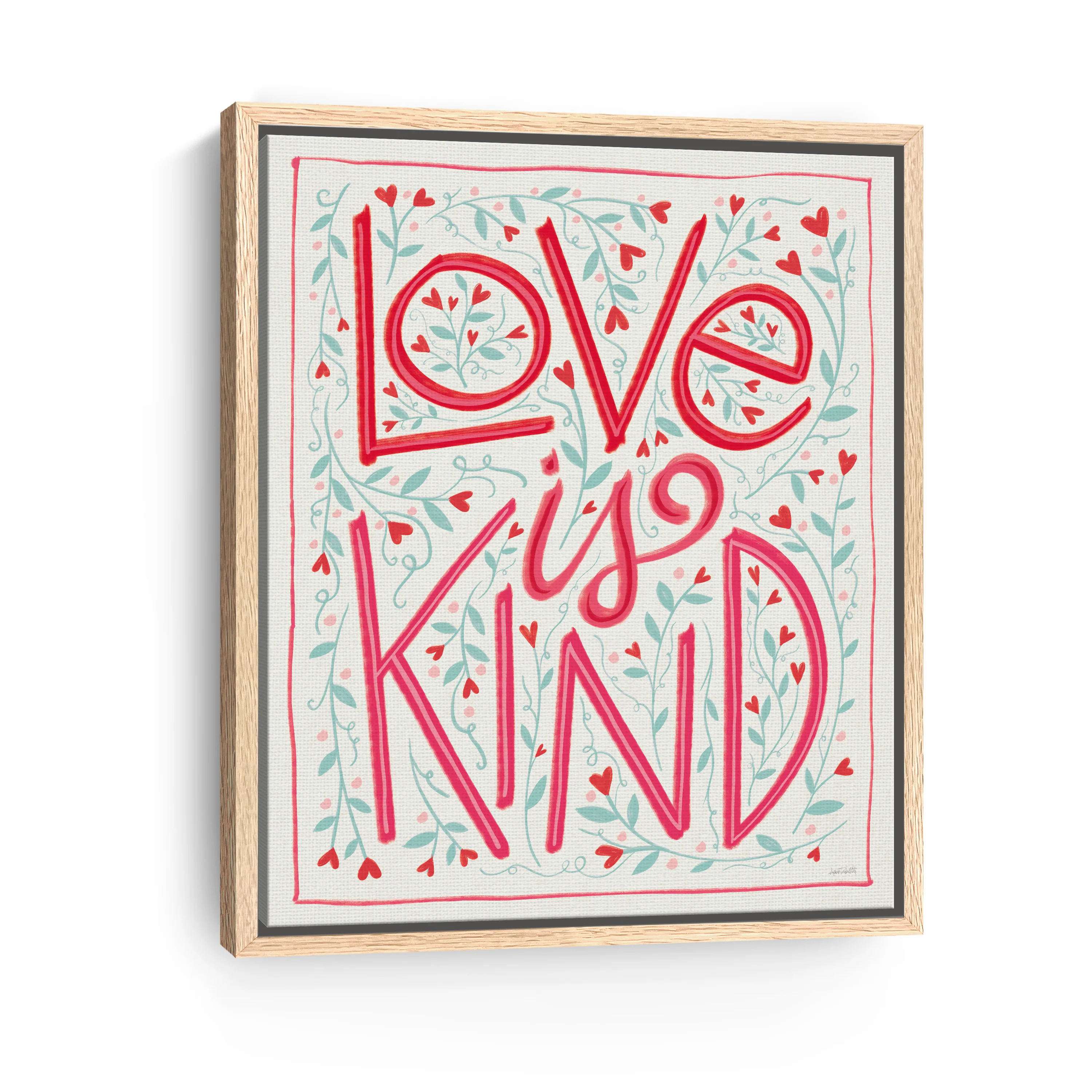Love is Kind I Canvas Giclee - Image 3