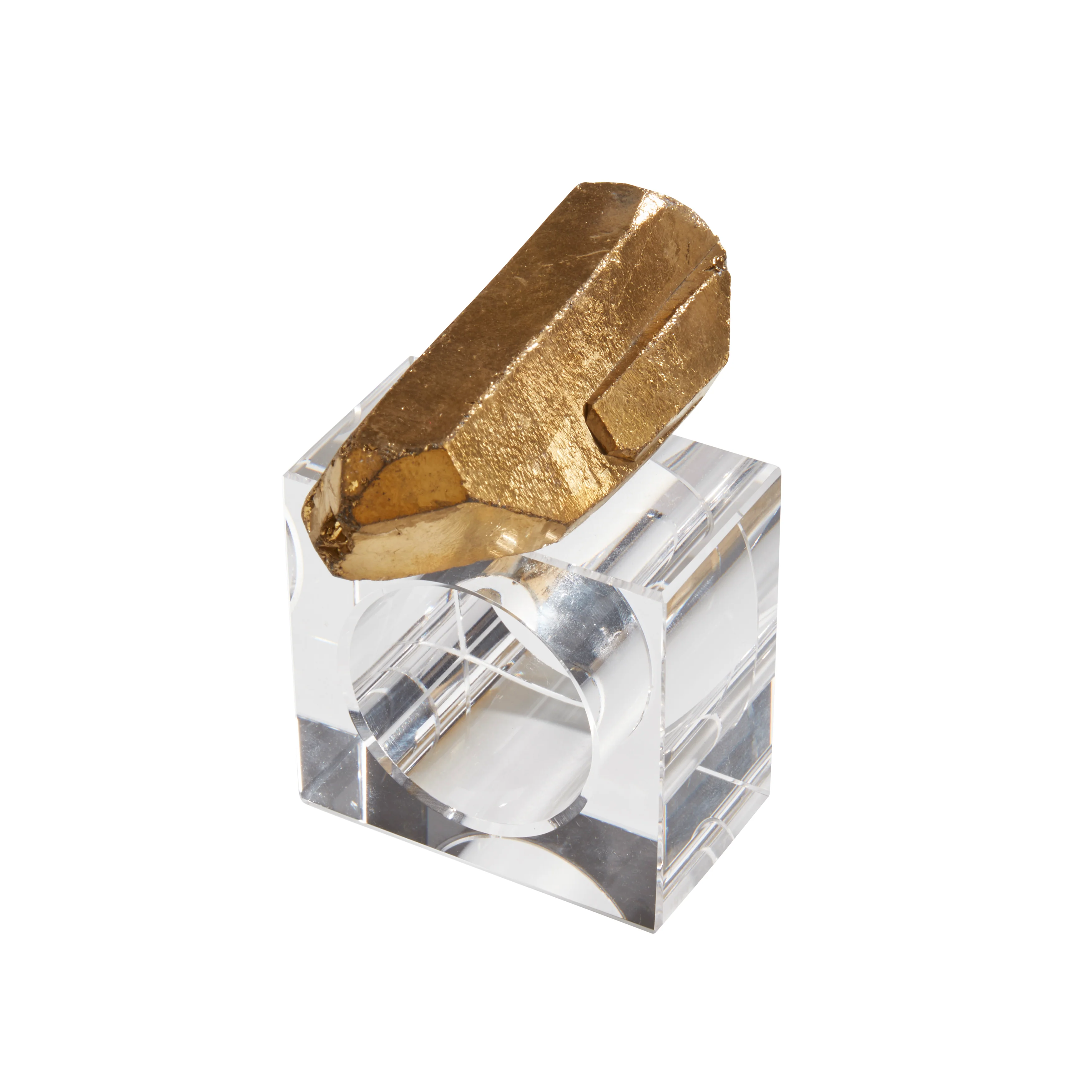 Luxe Quartz Napkin Ring, Set of 4
