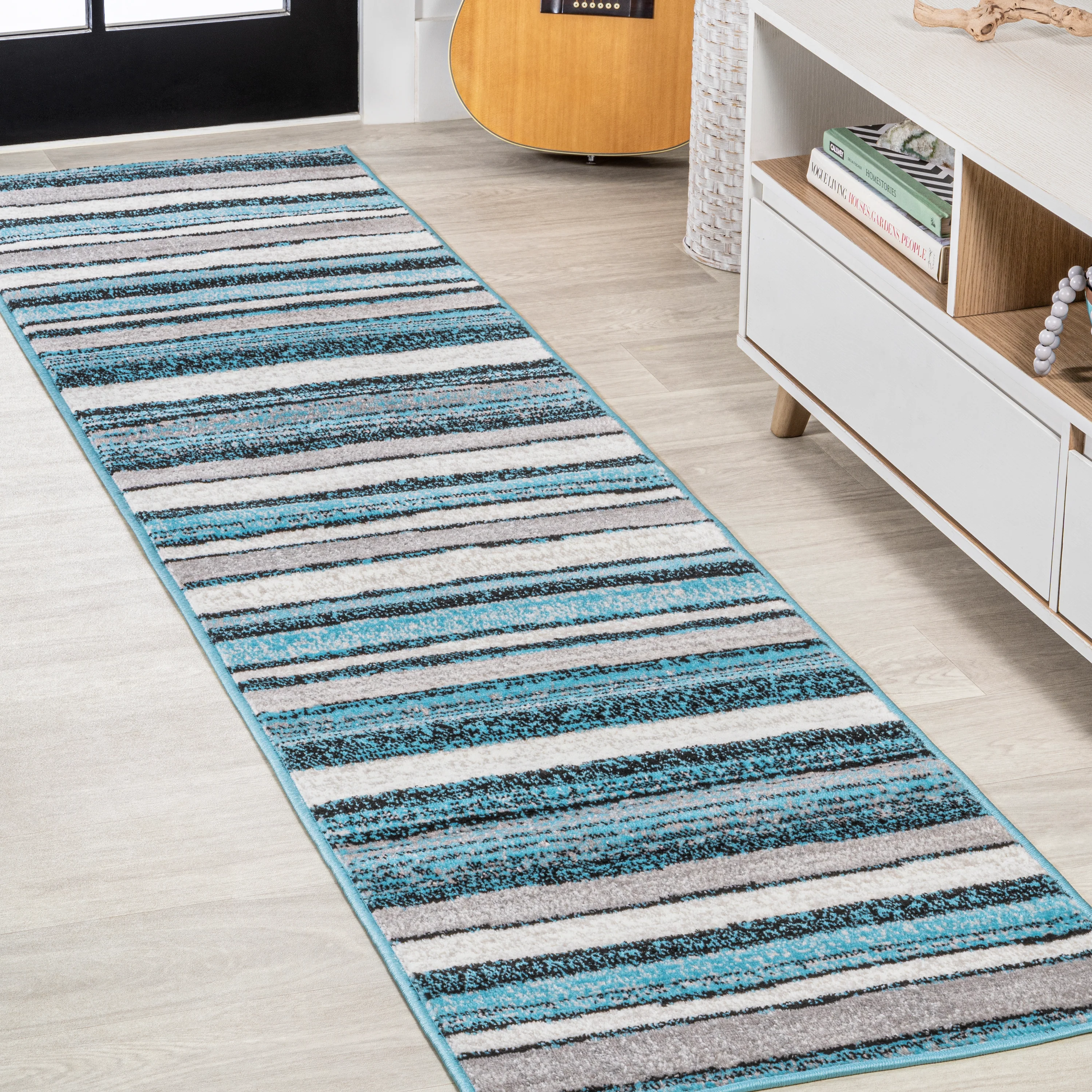 Magnolia Beach Strie' Striped Area Rug - Image 5