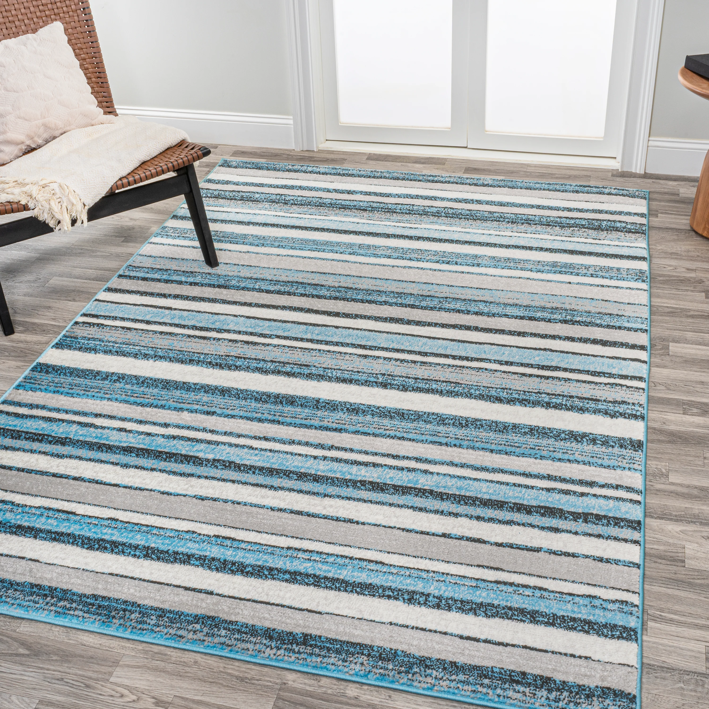 Magnolia Beach Strie' Striped Area Rug - Image 8