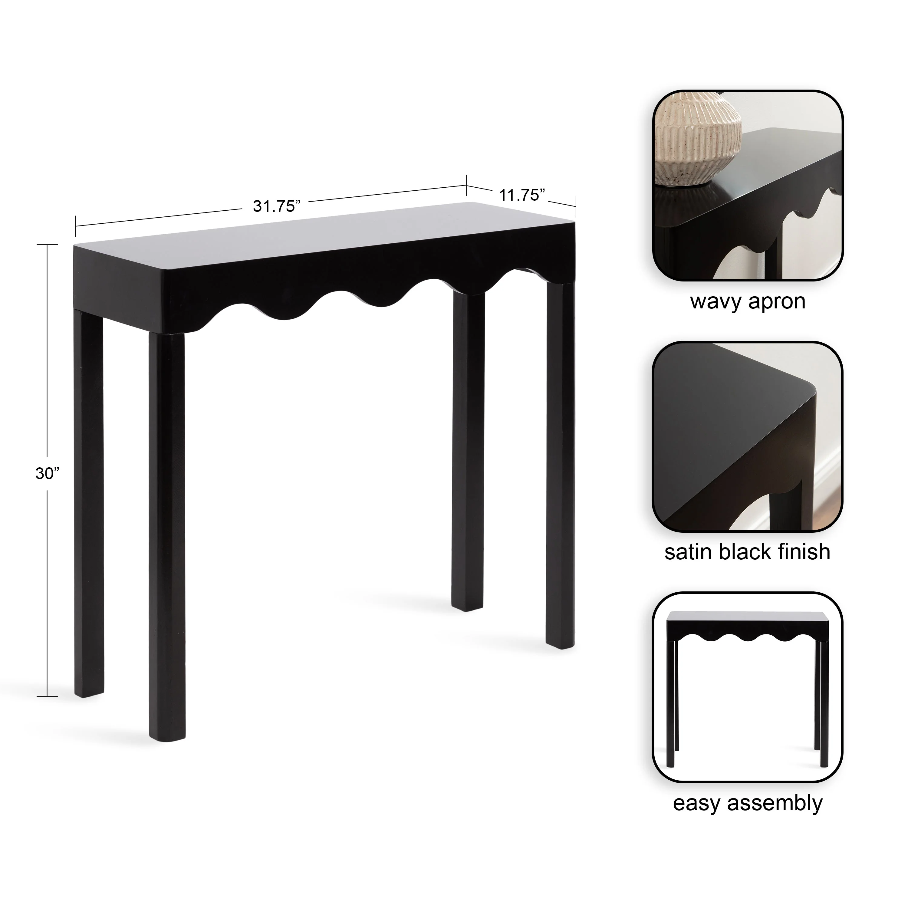 Maida Wood Console Table - Image 8
