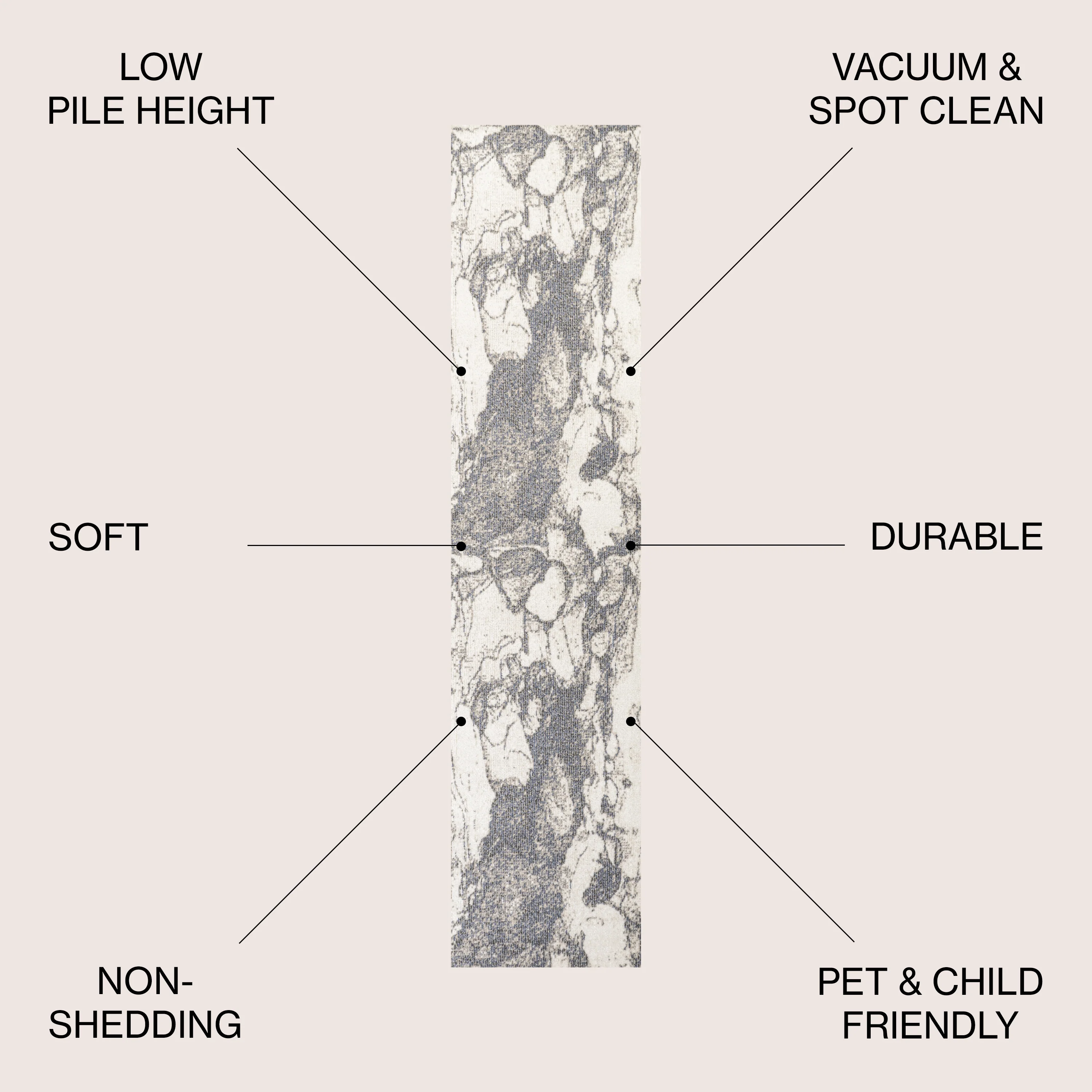 Marmo Abstract Marbled Modern Area Rug - Image 18