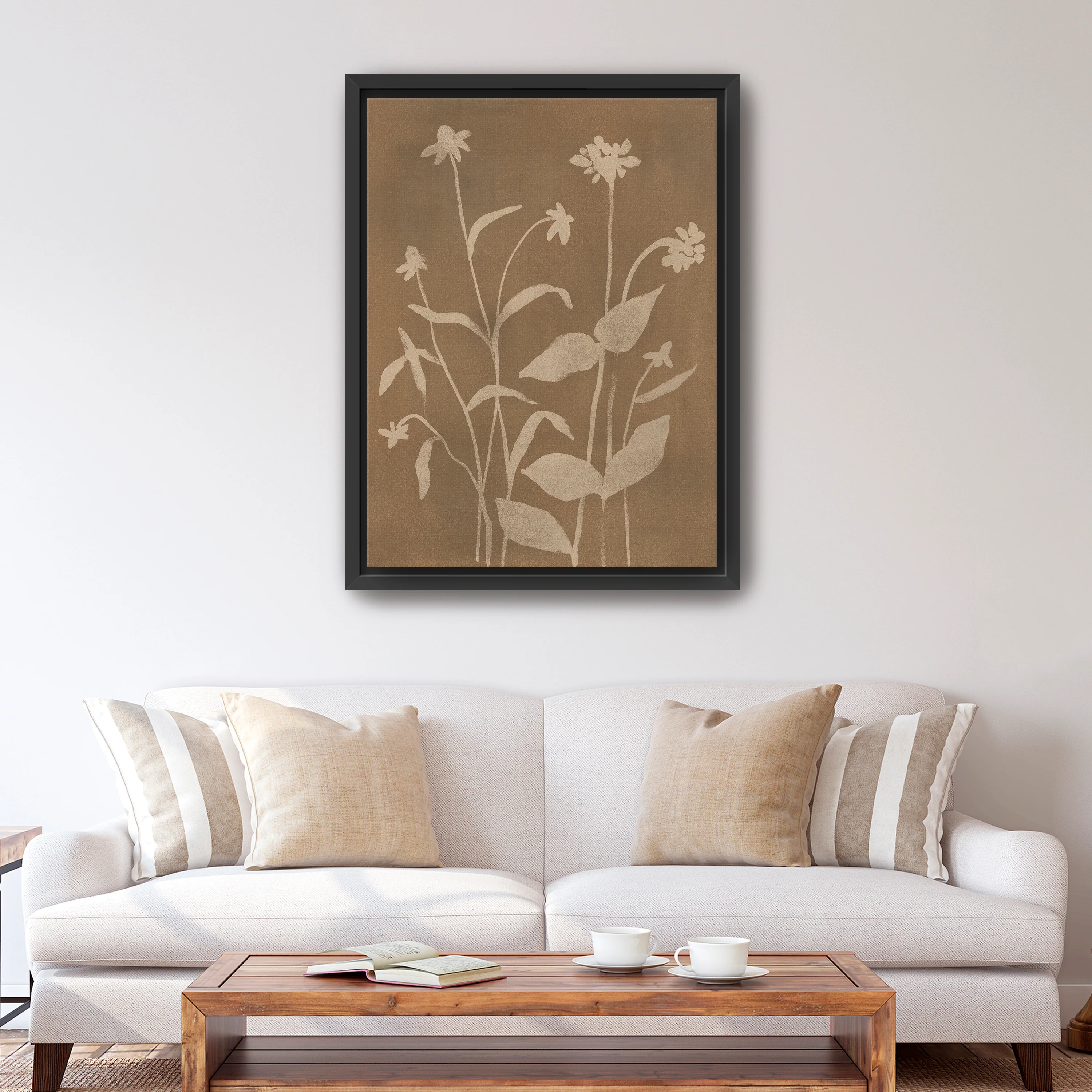 Marron Meadow II Canvas Giclee - Image 3