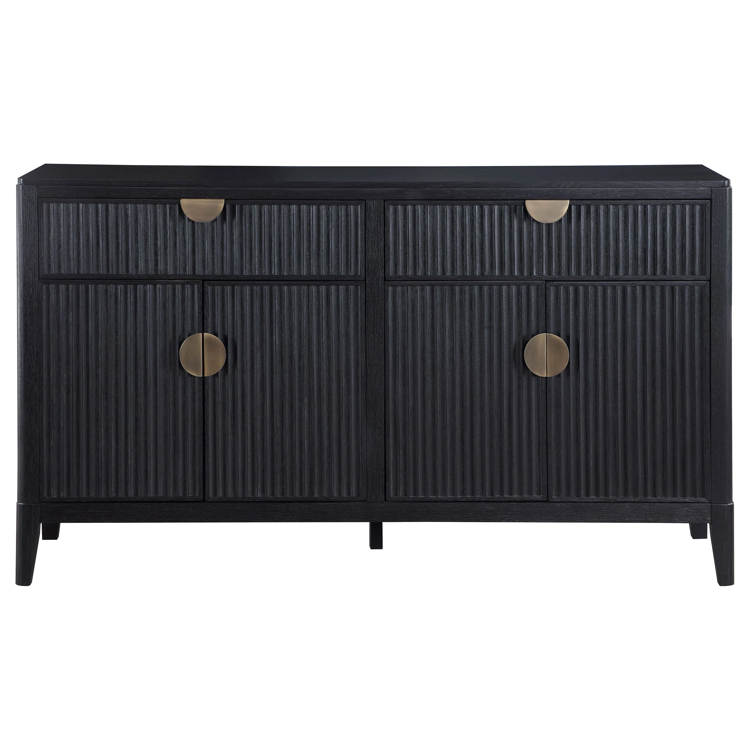 Mason Black 2-Drawer Sideboard - Image 7