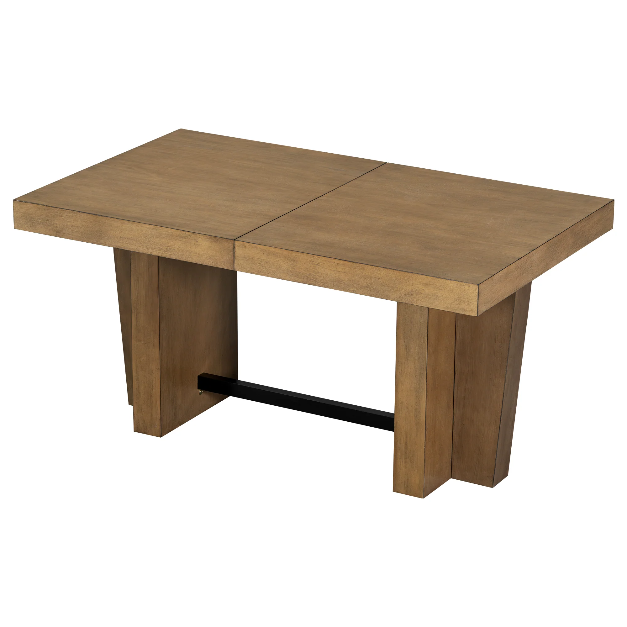 Meadowlark Farmhouse Extendable Wood Dining Table with 4 Upholstered Chairs & Bench - Image 14