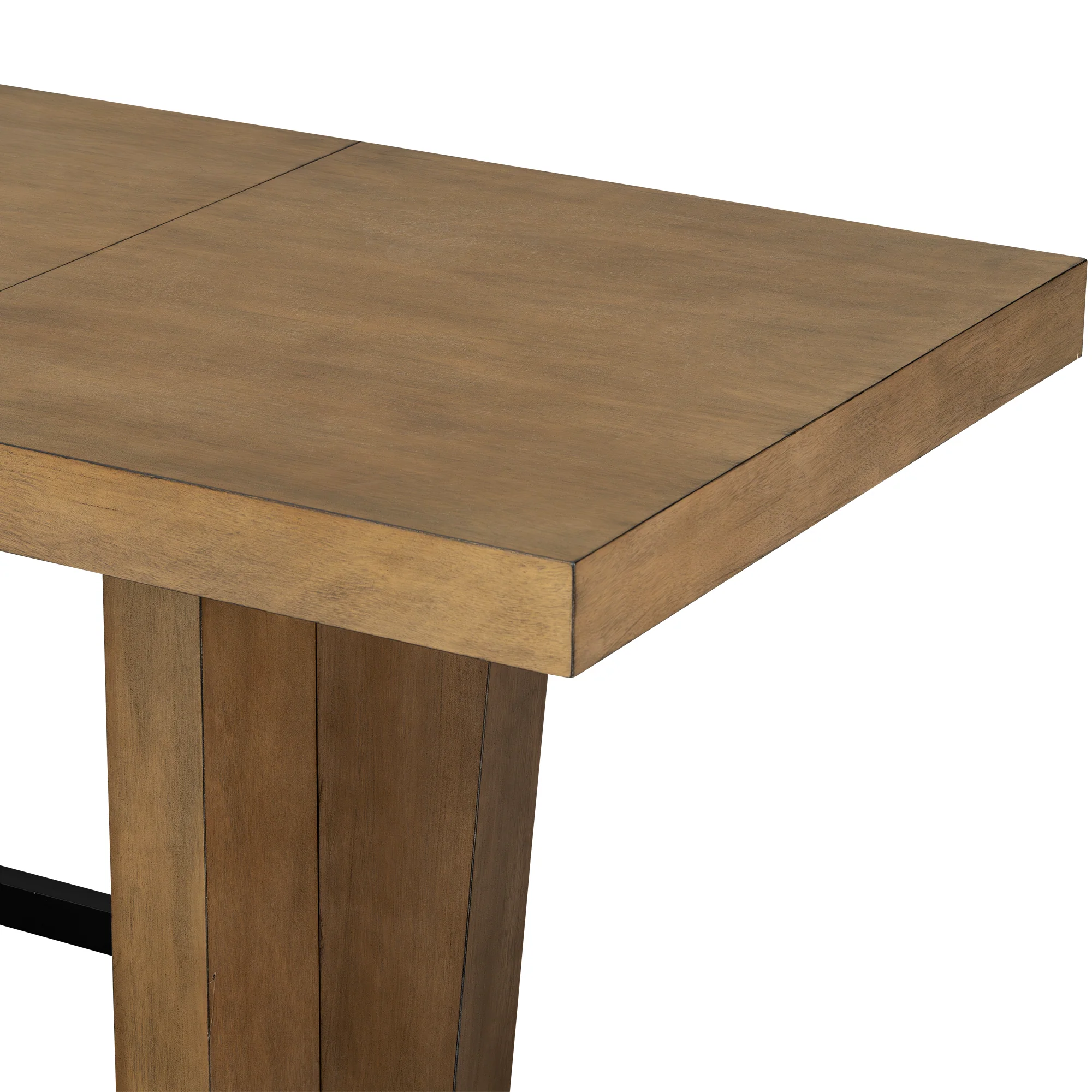 Meadowlark Farmhouse Extendable Wood Dining Table with 4 Upholstered Chairs & Bench - Image 17