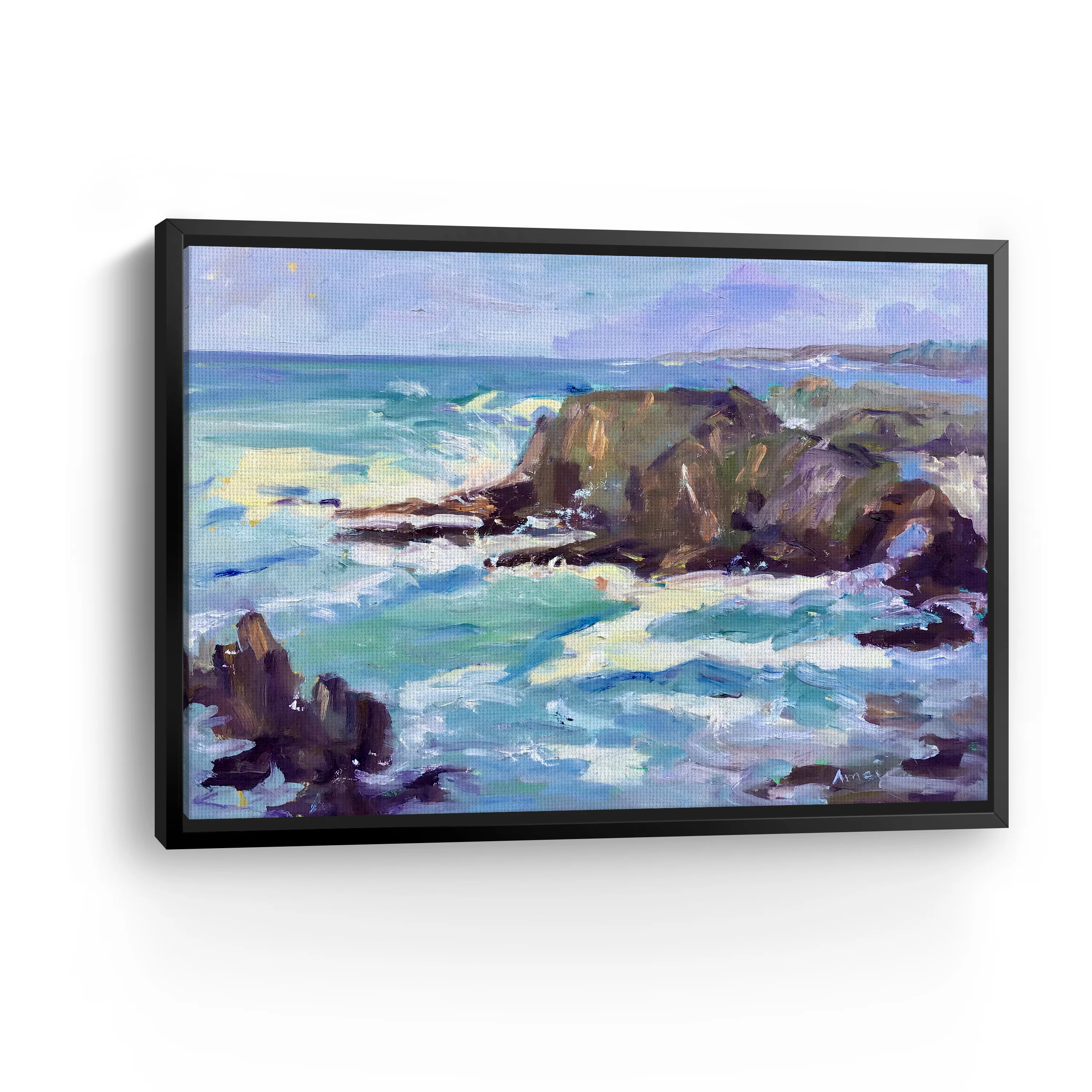 Mendocino Rocks Canvas Giclee - Image 4