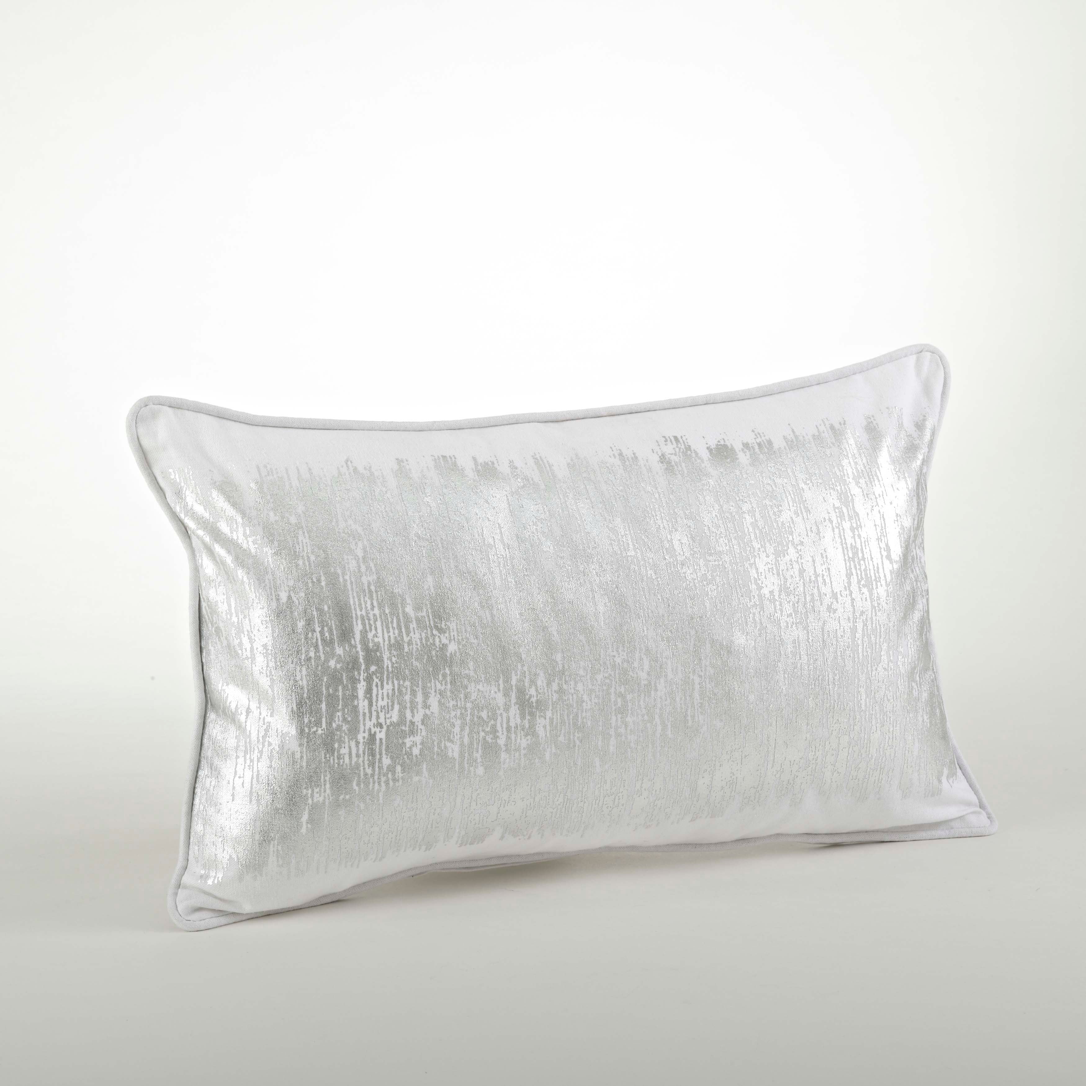Metallic Banded Design Throw Pillow - Image 6